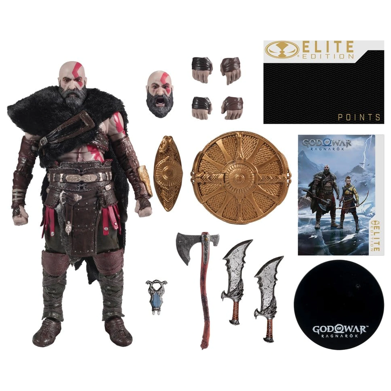 God of War Ragnarok McFarlane Elite Edition Deluxe akciófigura Kratos #18 18 cm termékfotó