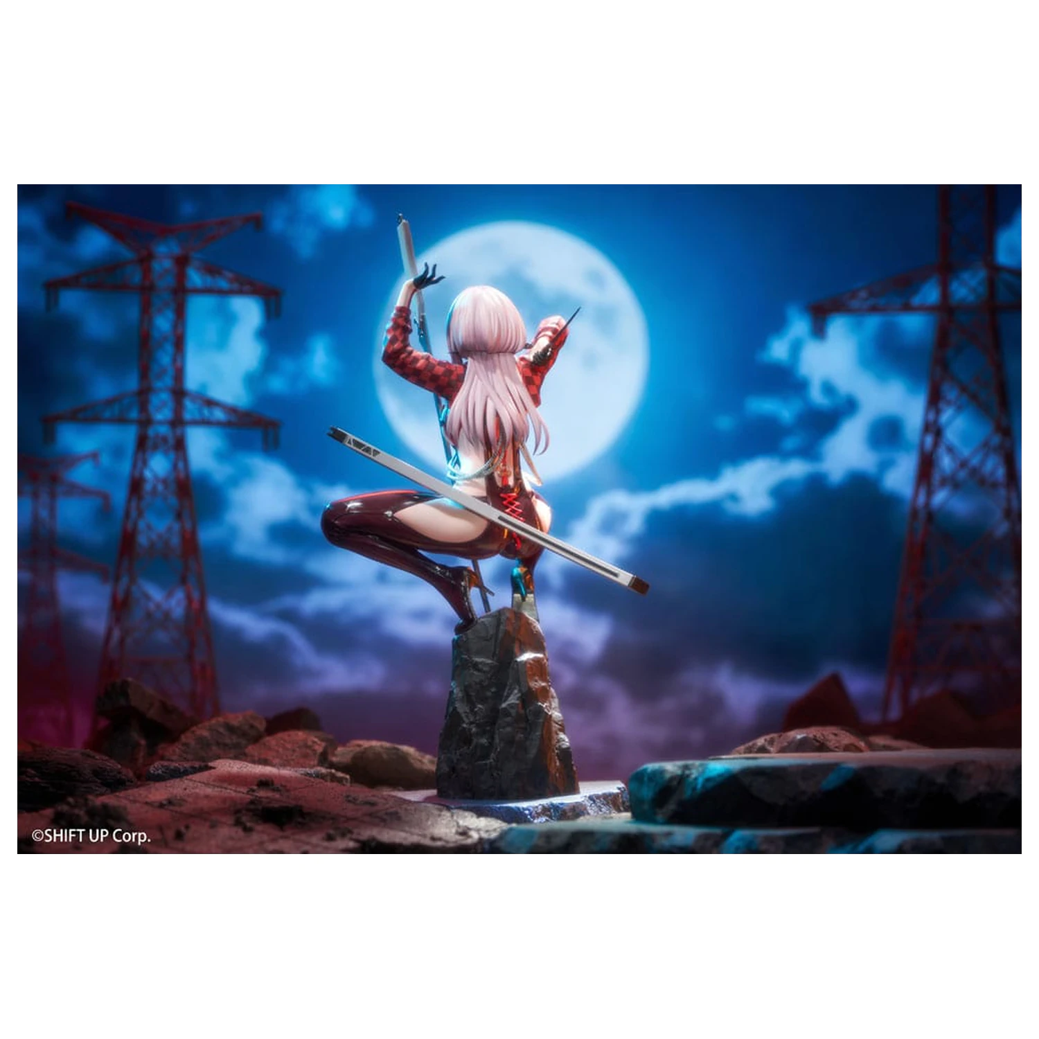 Goddess of Victory: Nikke 1/10 Scarlet: Racer's High PVC szobor figura 22 cm  termékfotó