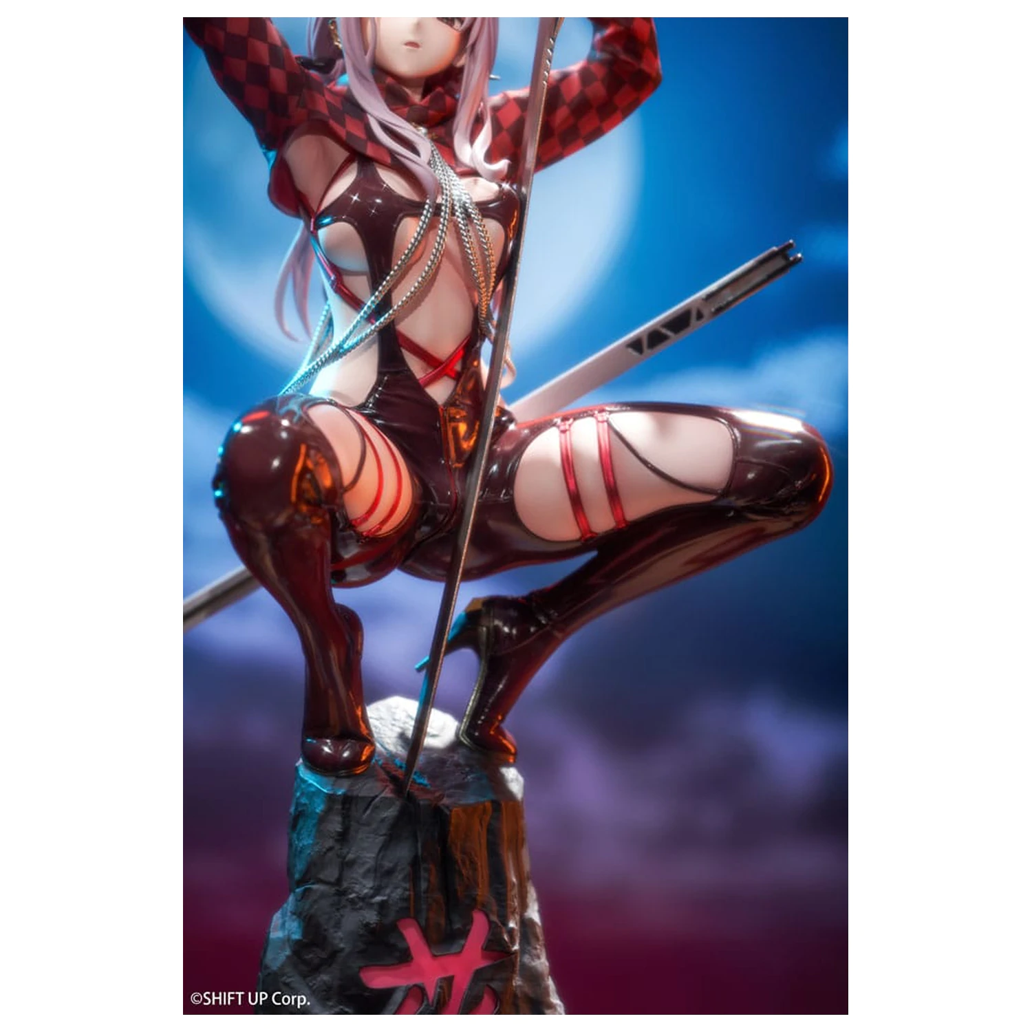 Goddess of Victory: Nikke 1/10 Scarlet: Racer's High PVC szobor figura 22 cm  termékfotó