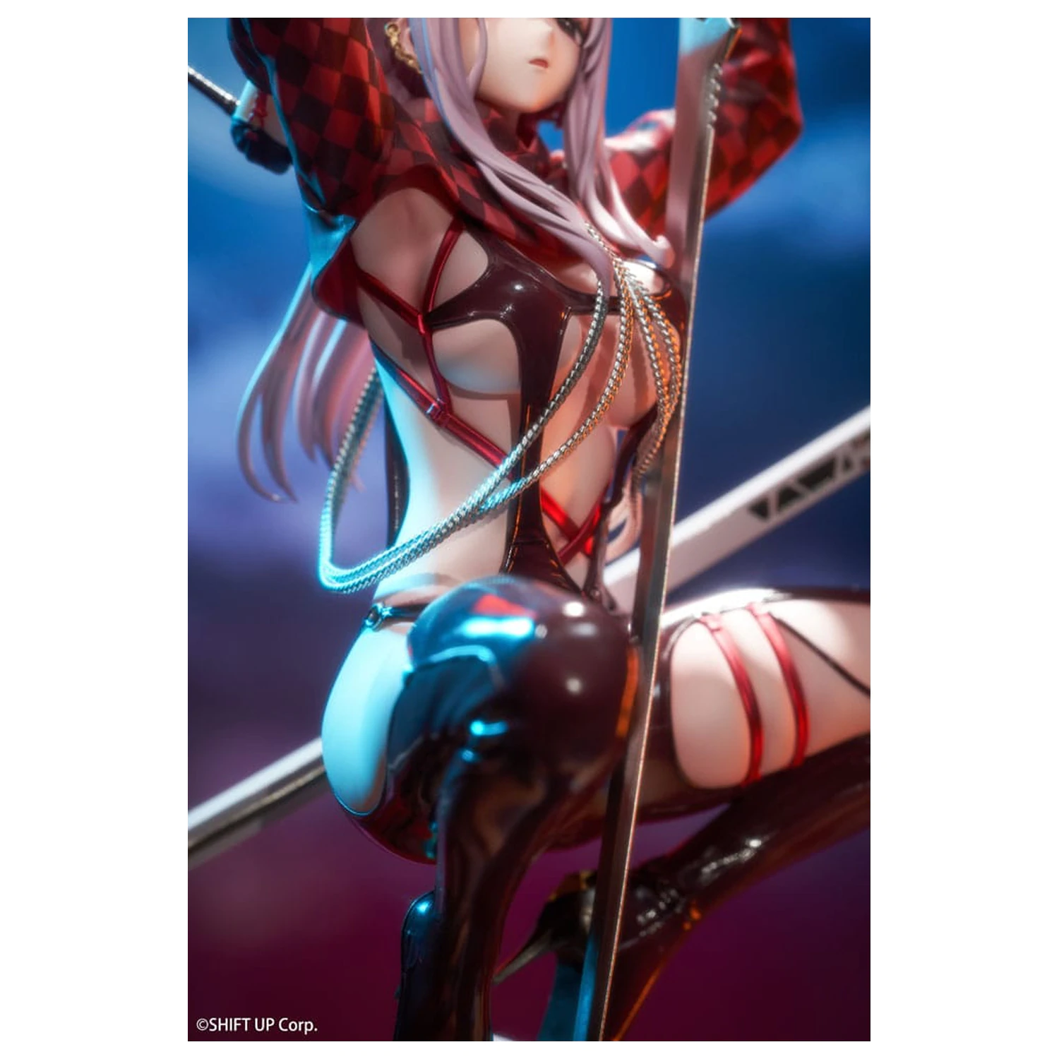 Goddess of Victory: Nikke 1/10 Scarlet: Racer's High PVC szobor figura 22 cm  termékfotó