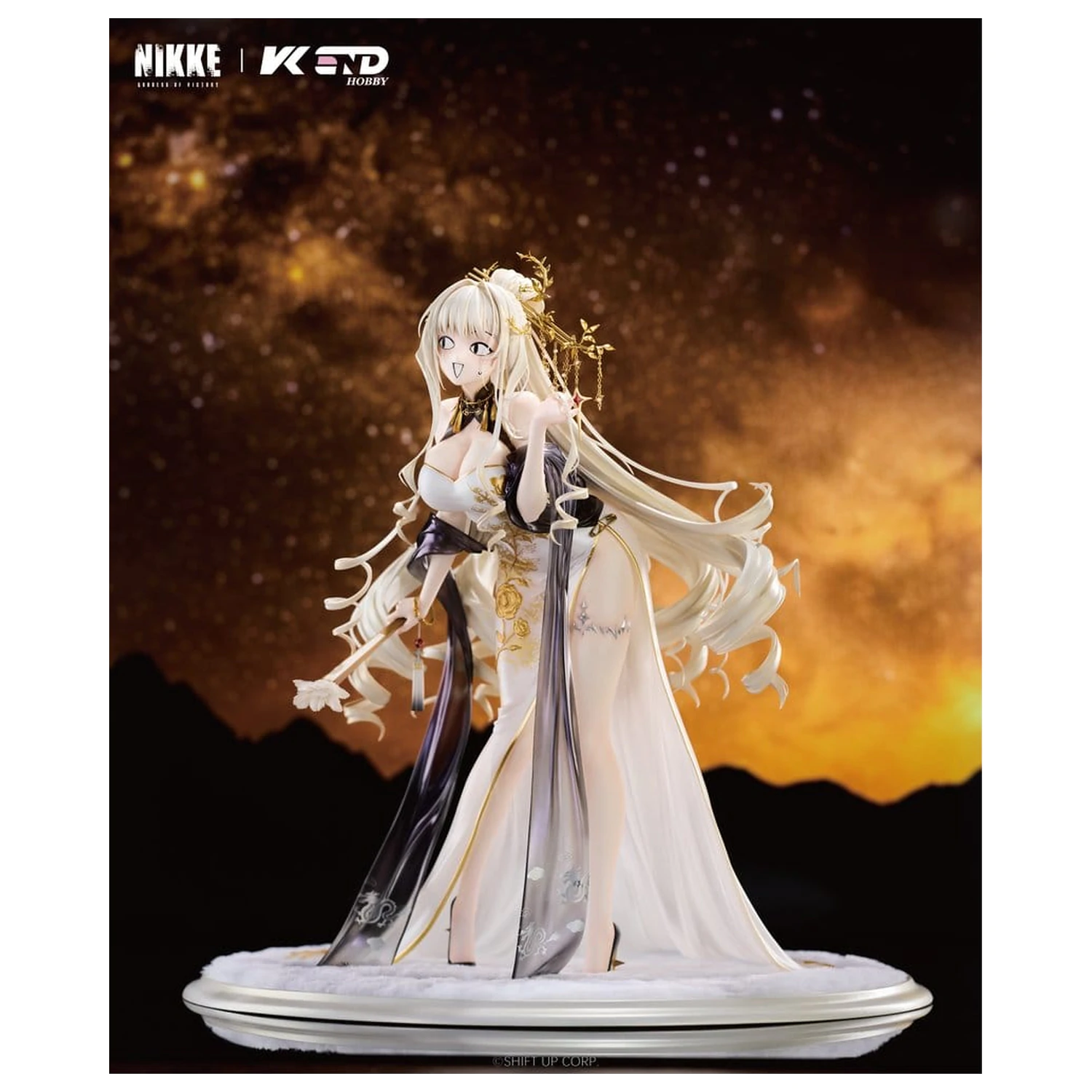Goddess of Victory: Nikke 1/4 Crown: Glorious Flower PVC figura 38 cm termékfotó