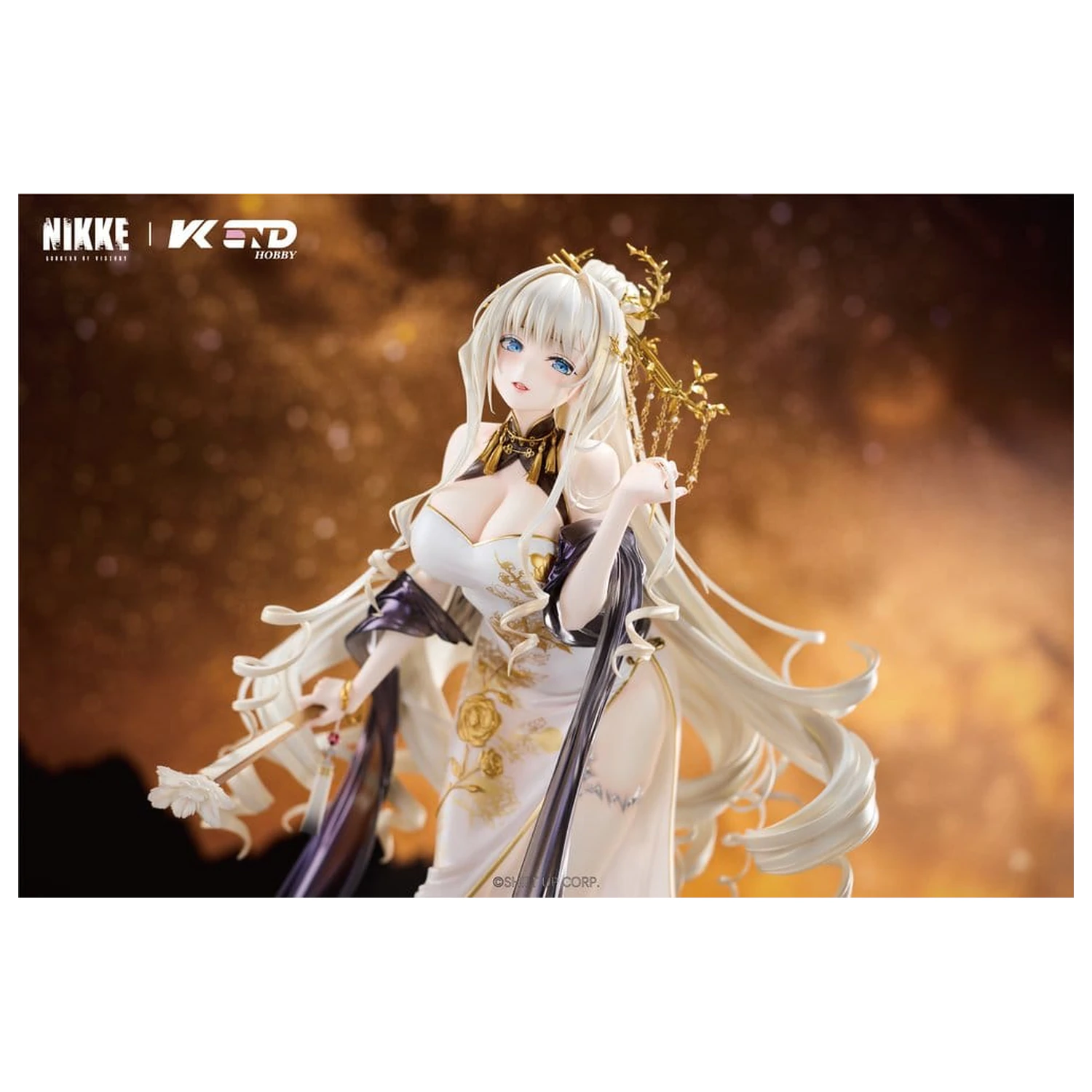 Goddess of Victory: Nikke 1/4 Crown: Glorious Flower PVC figura 38 cm termékfotó