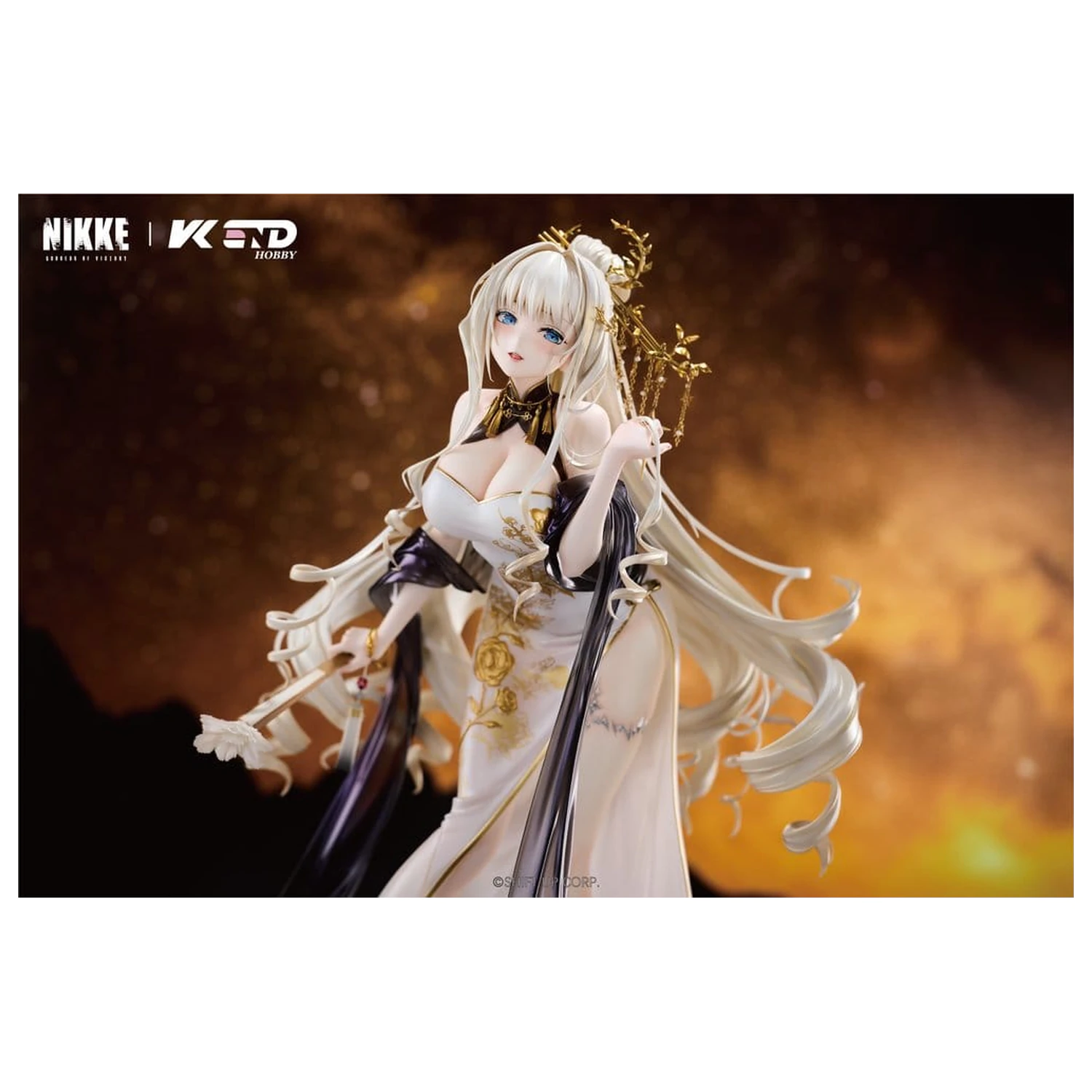 Goddess of Victory: Nikke 1/4 Crown: Glorious Flower PVC figura 38 cm termékfotó