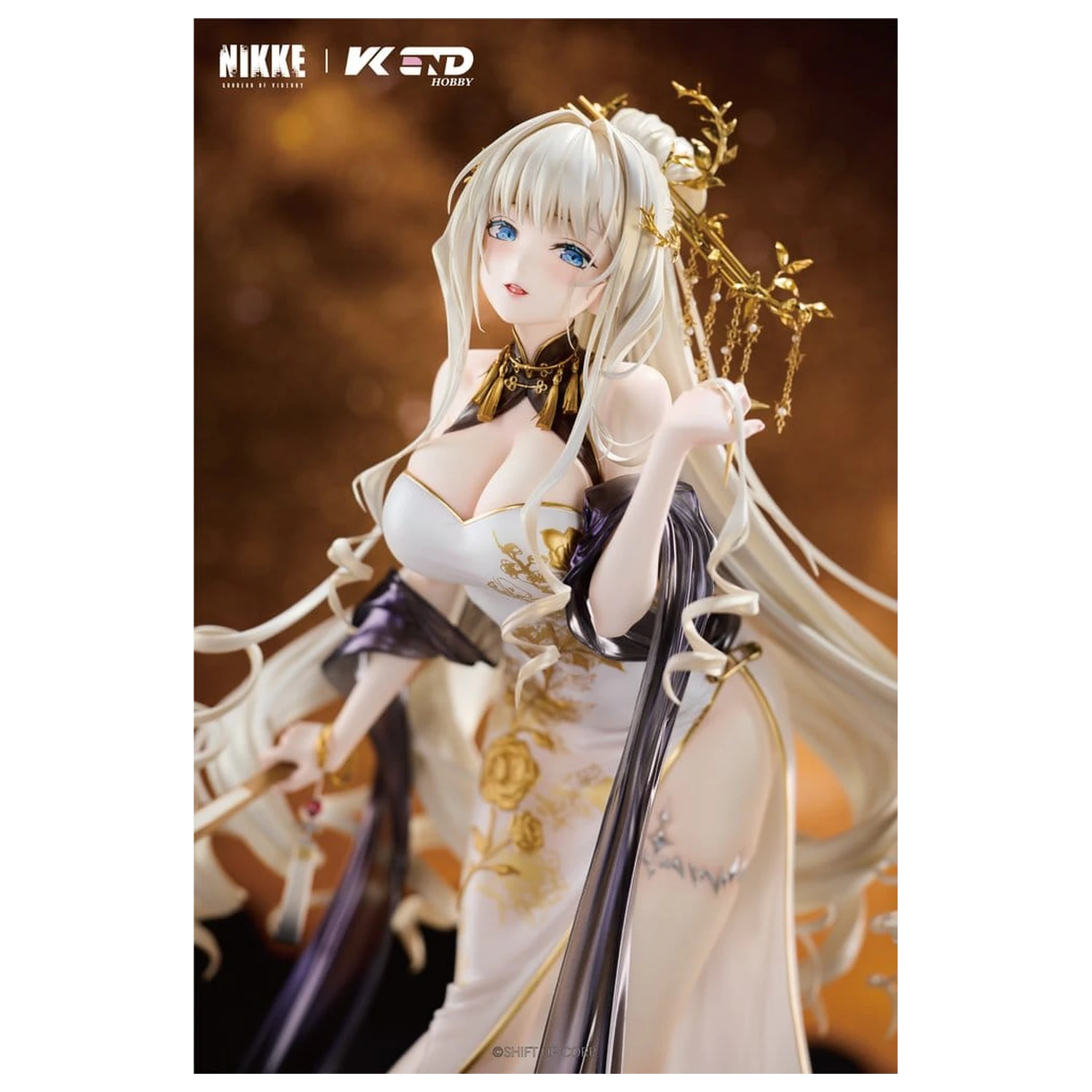 Goddess of Victory: Nikke 1/4 Crown: Glorious Flower PVC figura 38 cm termékfotó