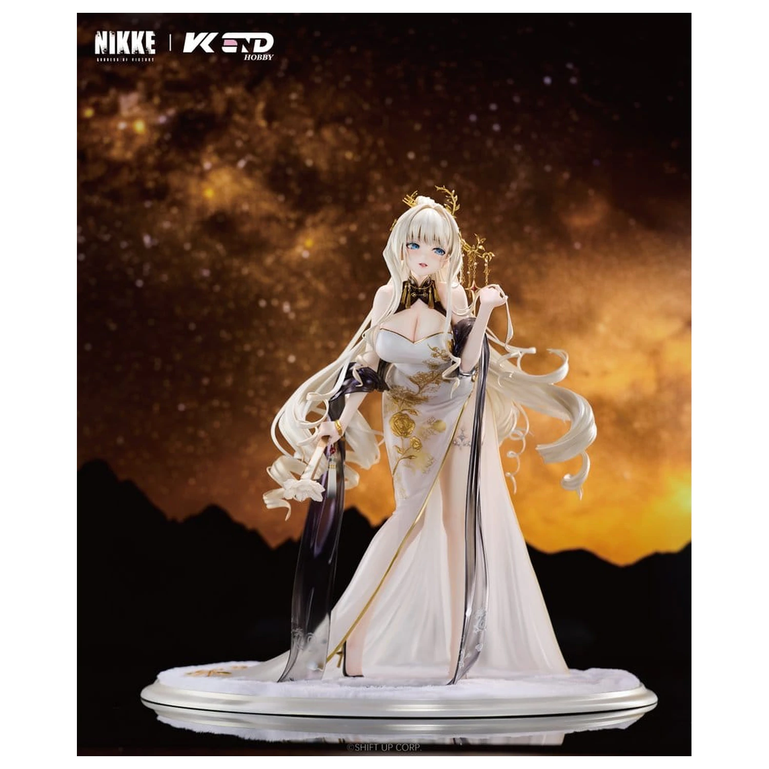 Goddess of Victory: Nikke 1/4 Crown: Glorious Flower PVC figura 38 cm termékfotó
