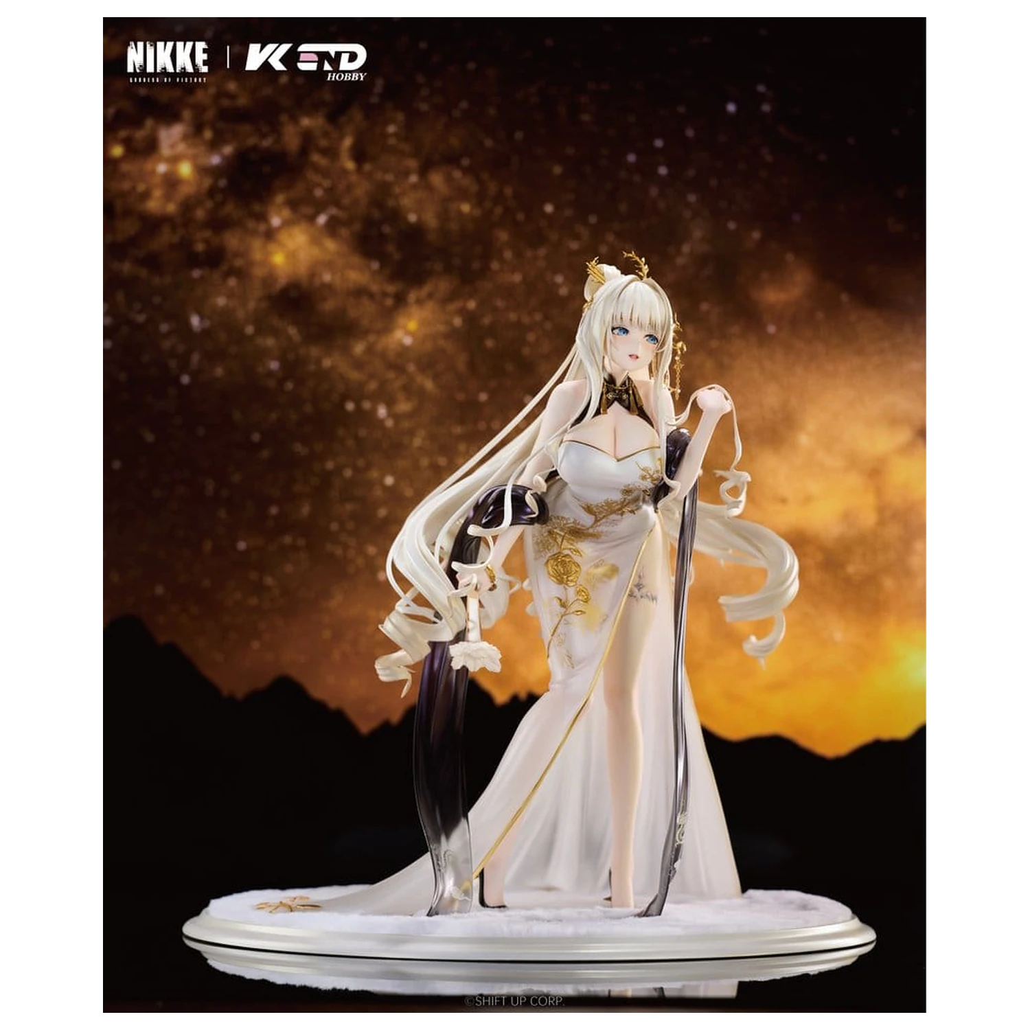 Goddess of Victory: Nikke 1/4 Crown: Glorious Flower PVC figura 38 cm termékfotó