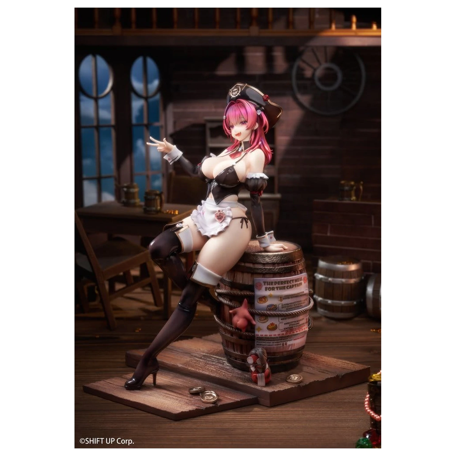 Goddess of Victory: Nikke 1/4 Mast: Romantic Maid Deluxe Edtition PVC szobor figura 42 cm   termékfotó