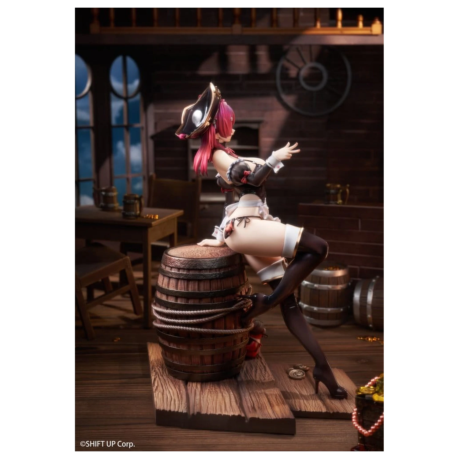 Goddess of Victory: Nikke 1/4 Mast: Romantic Maid Deluxe Edtition PVC szobor figura 42 cm   termékfotó