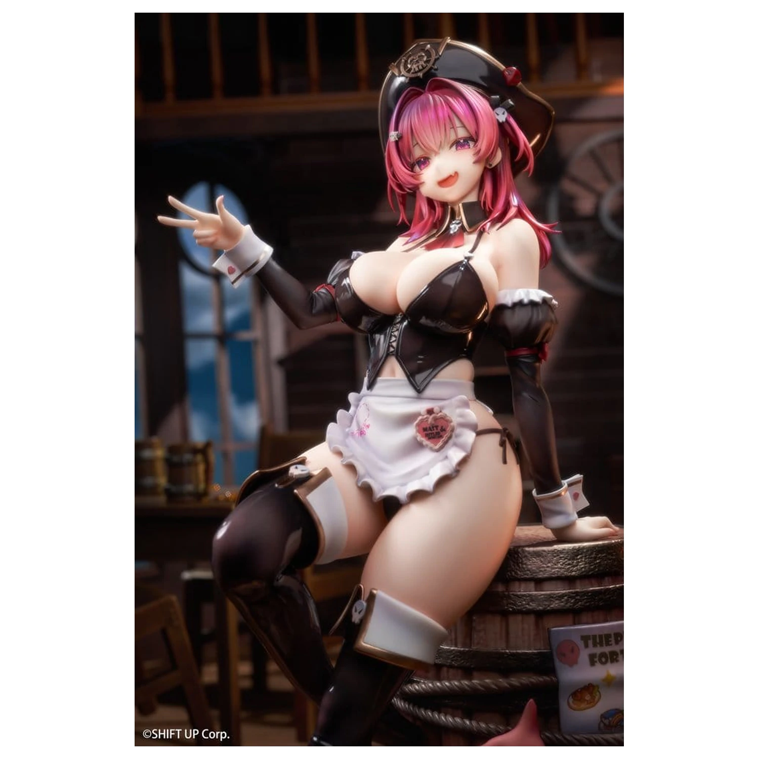 Goddess of Victory: Nikke 1/4 Mast: Romantic Maid PVC szobor figura 42 cm   termékfotó