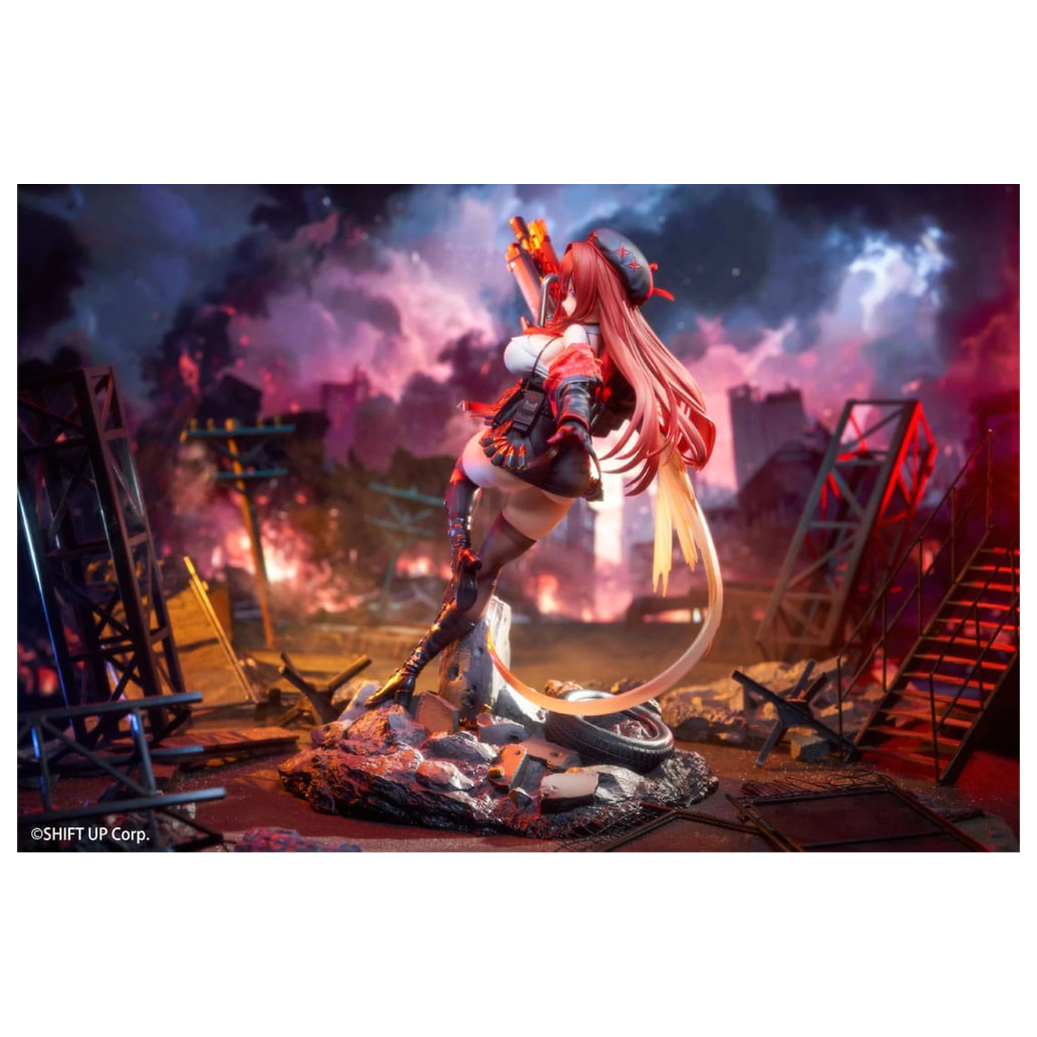 Goddess of Victory: Nikke 1/4 Nikke Rapi: Red Hood DX Ver. PVC szobor figura 47 cm  termékfotó