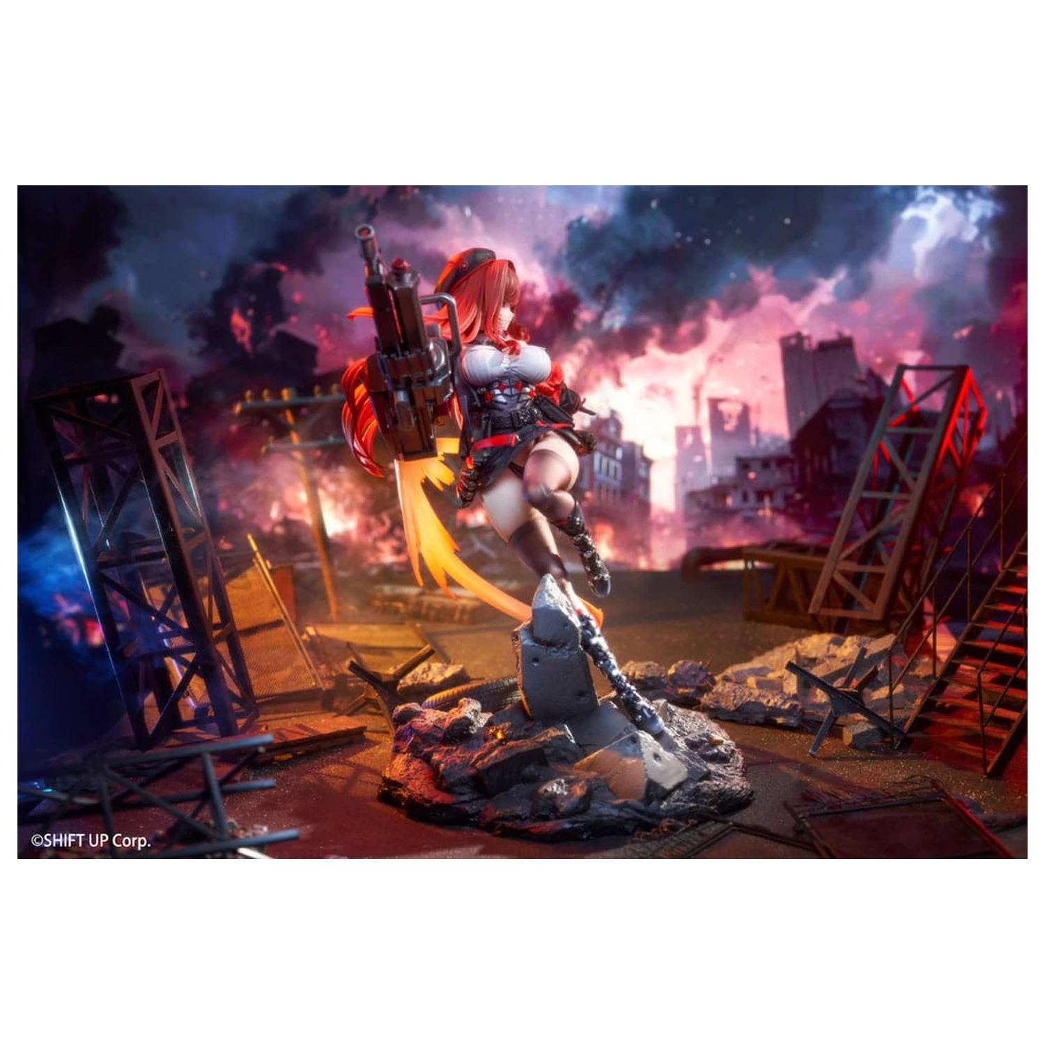 Goddess of Victory: Nikke 1/4 Nikke Rapi: Red Hood PVC szobor figura 47 cm  termékfotó