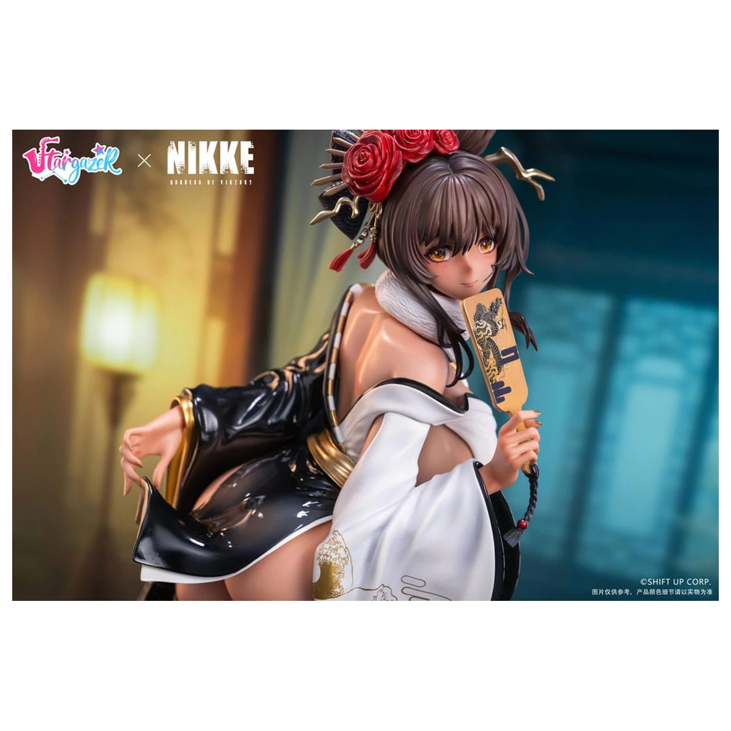 Goddess of Victory: Nikke 1/4 Noir Black Rabbit PVC szobor figura 48 cm termékfotó