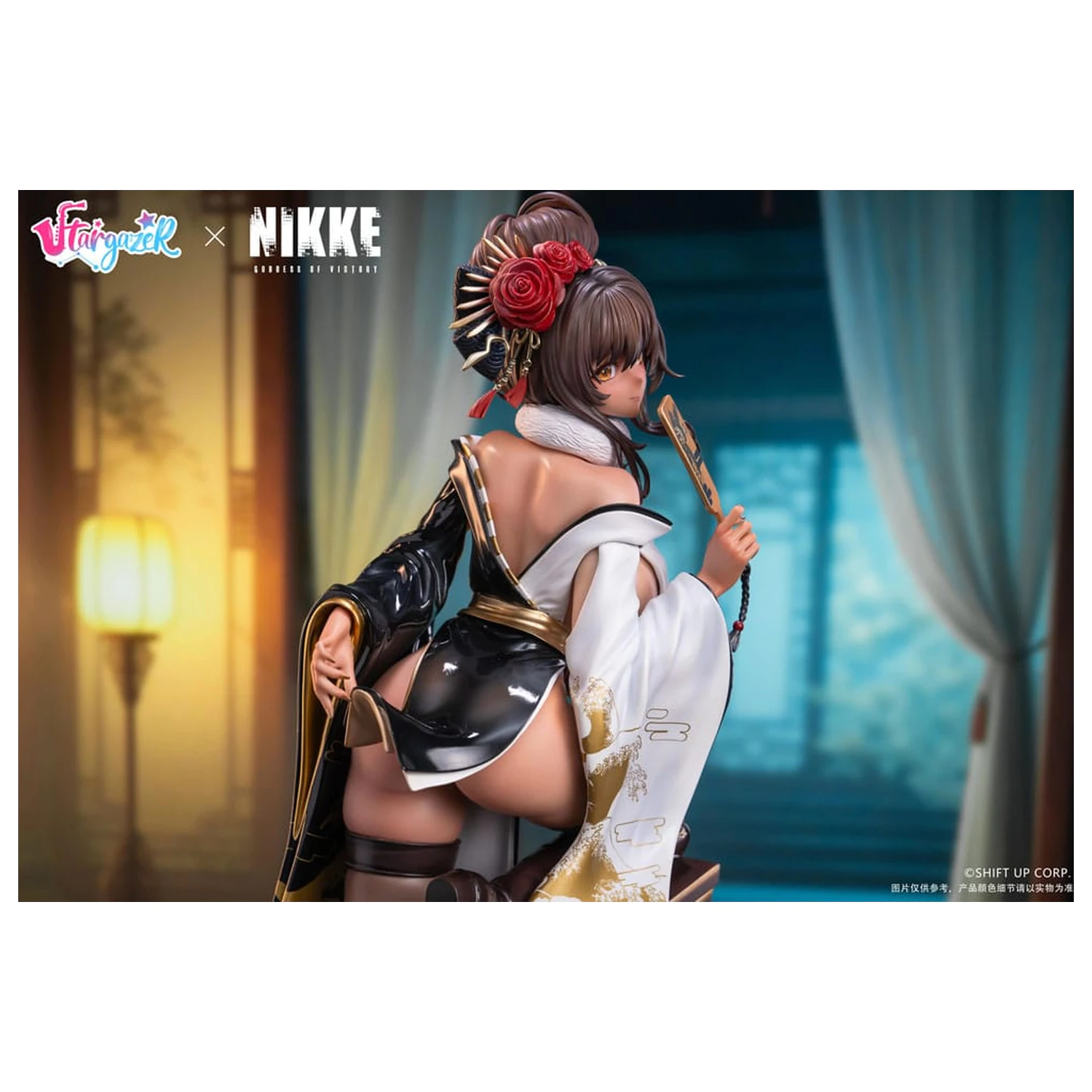 Goddess of Victory: Nikke 1/4 Noir Black Rabbit PVC szobor figura 48 cm termékfotó
