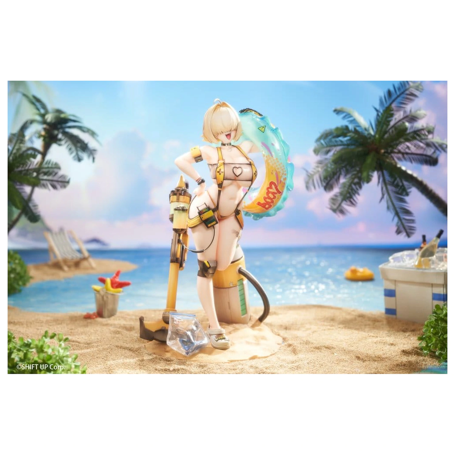 Goddess of Victory: Nikke 1/7 Elegg: Boom and Shock PVC szobor figura 28 cm   termékfotó