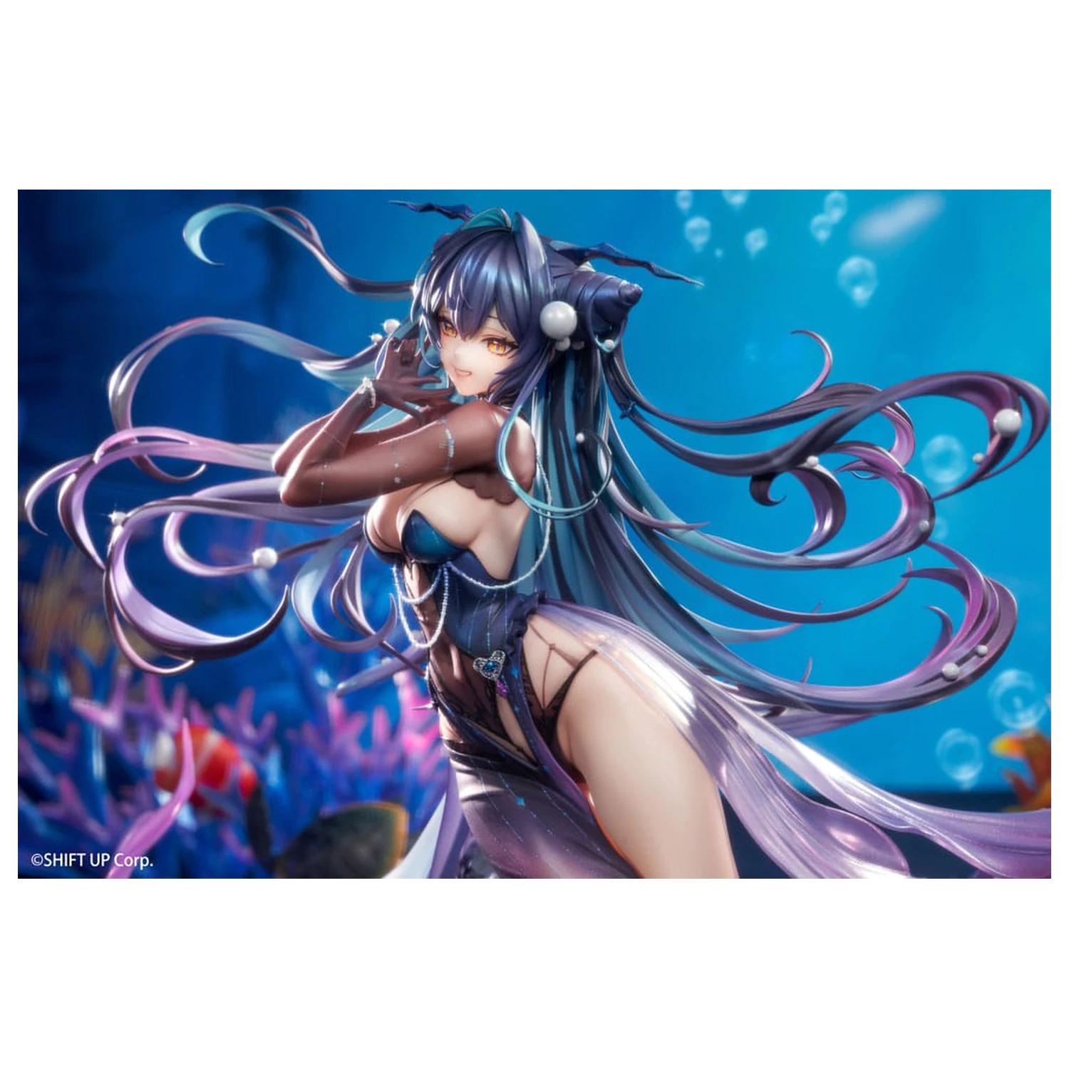 Goddess of Victory: Nikke 1/7 Little Mermaid Abyss Flower Deluxe Edtition PVC szobor figura 24 cm termékfotó
