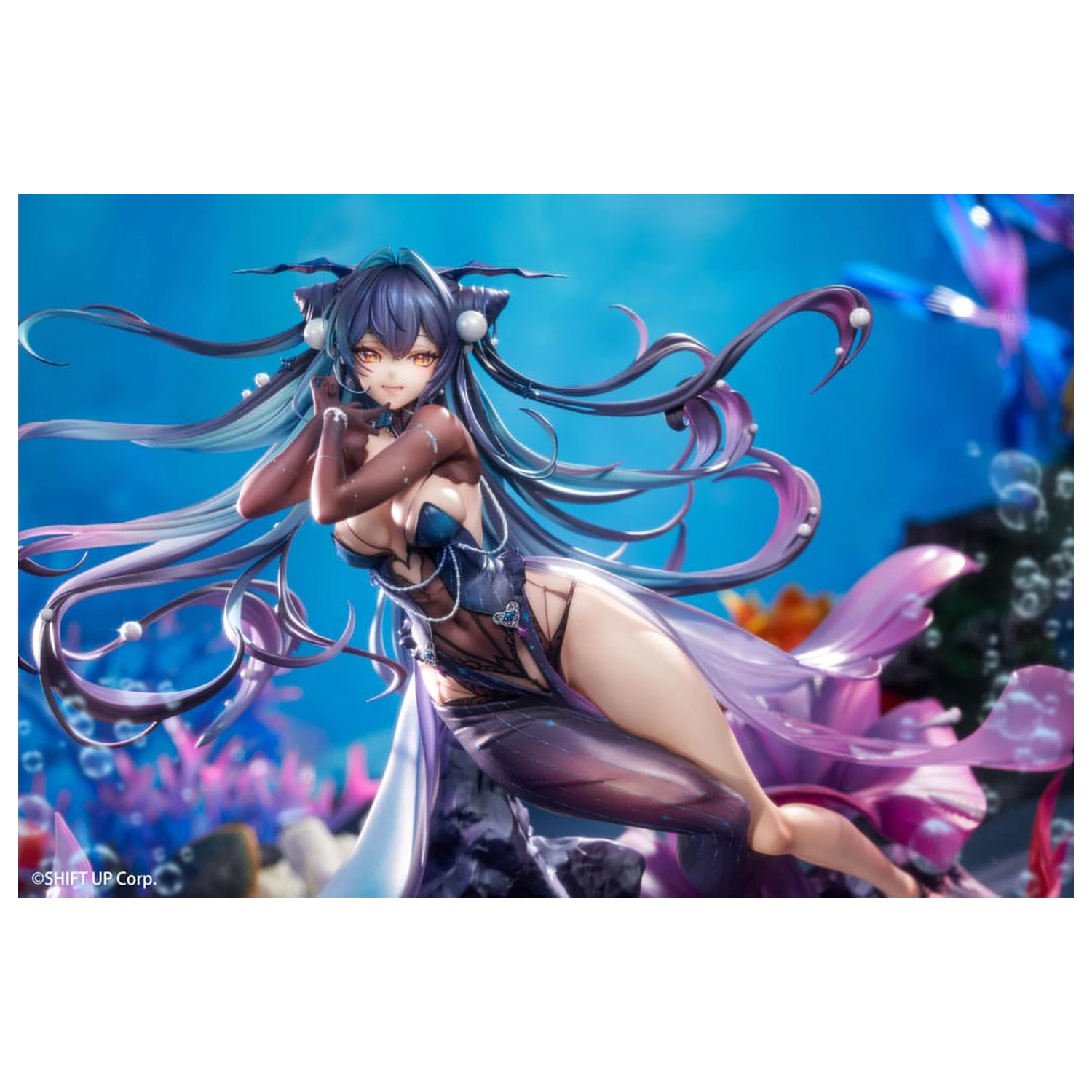 Goddess of Victory: Nikke 1/7 Little Mermaid Abyss Flower Deluxe Edtition PVC szobor figura 24 cm termékfotó