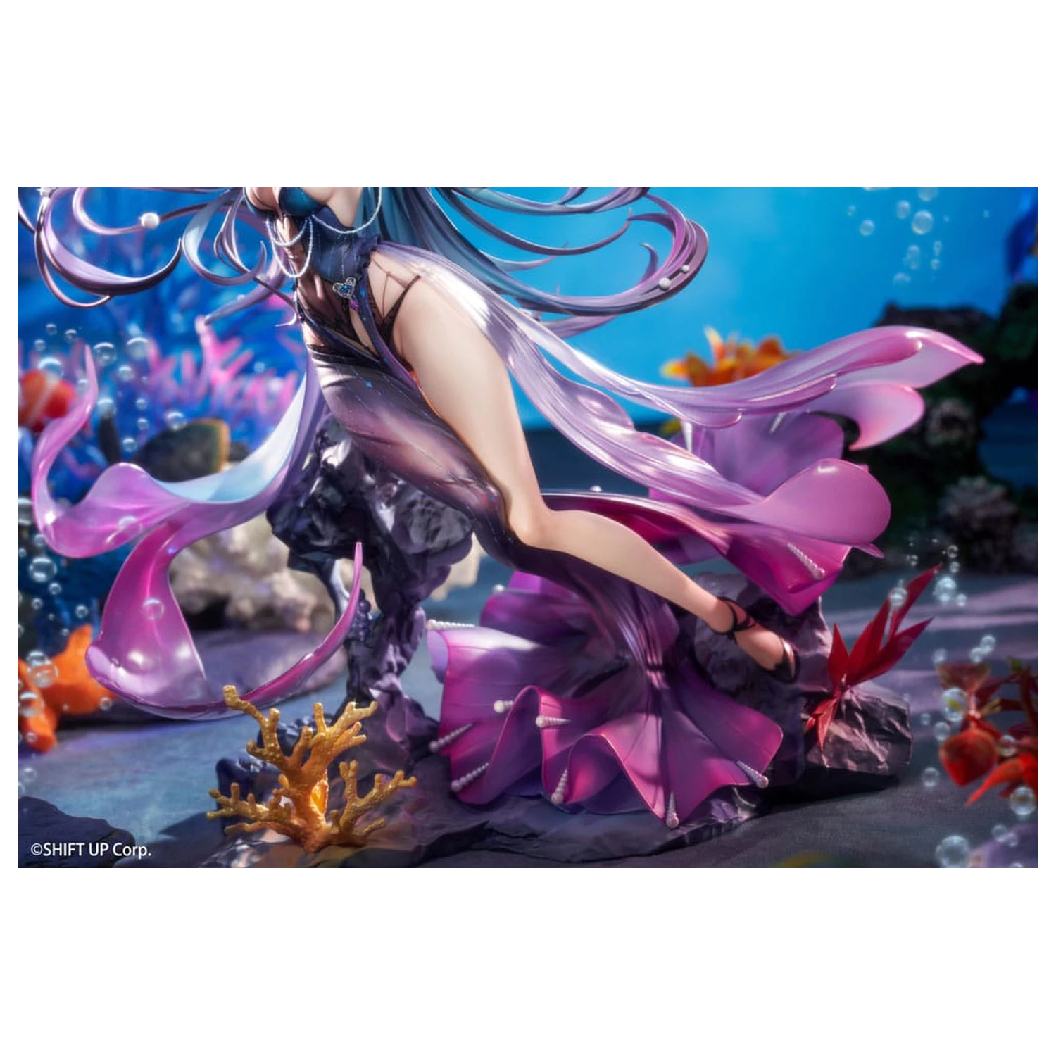 Goddess of Victory: Nikke 1/7 Little Mermaid Abyss Flower Deluxe Edtition PVC szobor figura 24 cm termékfotó