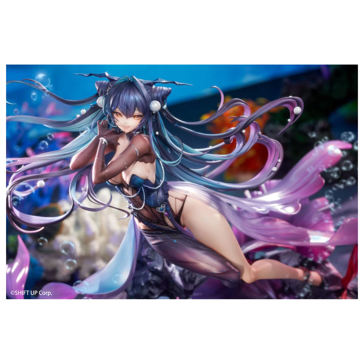 Goddess of Victory: Nikke 1/7 Little Mermaid Abyss Flower PVC szobor figura 24 cm termékfotó