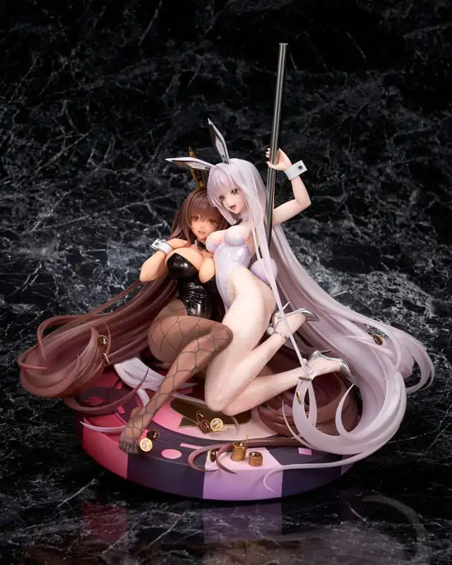 Goddess of Victory: Nikke 1/7 Noir & Blanc Bunny X 777 Ver. szobor figura 28 cm termékfotó