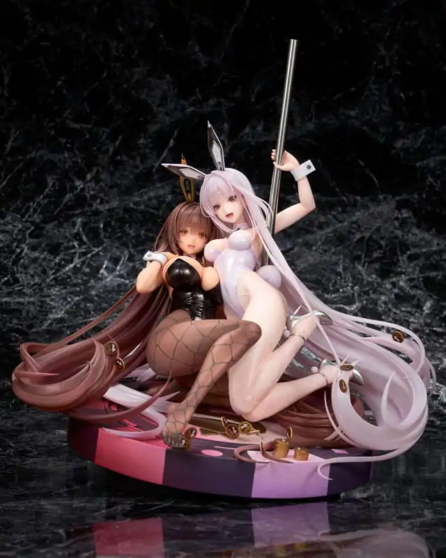 Goddess of Victory: Nikke 1/7 Noir & Blanc Bunny X 777 Ver. szobor figura 28 cm termékfotó