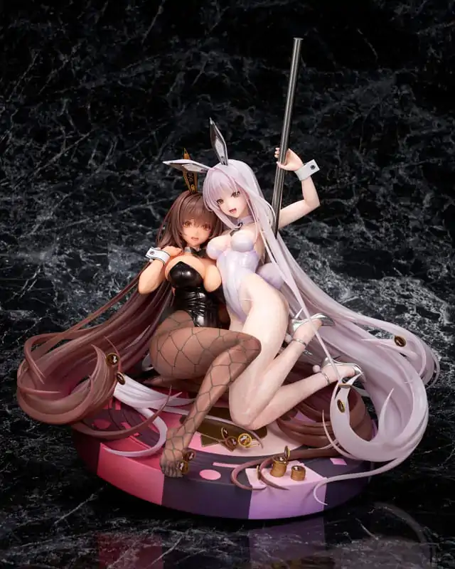 Goddess of Victory: Nikke 1/7 Noir & Blanc Bunny X 777 Ver. szobor figura 28 cm termékfotó