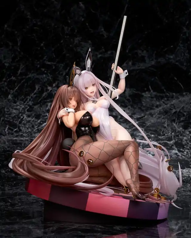 Goddess of Victory: Nikke 1/7 Noir & Blanc Bunny X 777 Ver. szobor figura 28 cm termékfotó