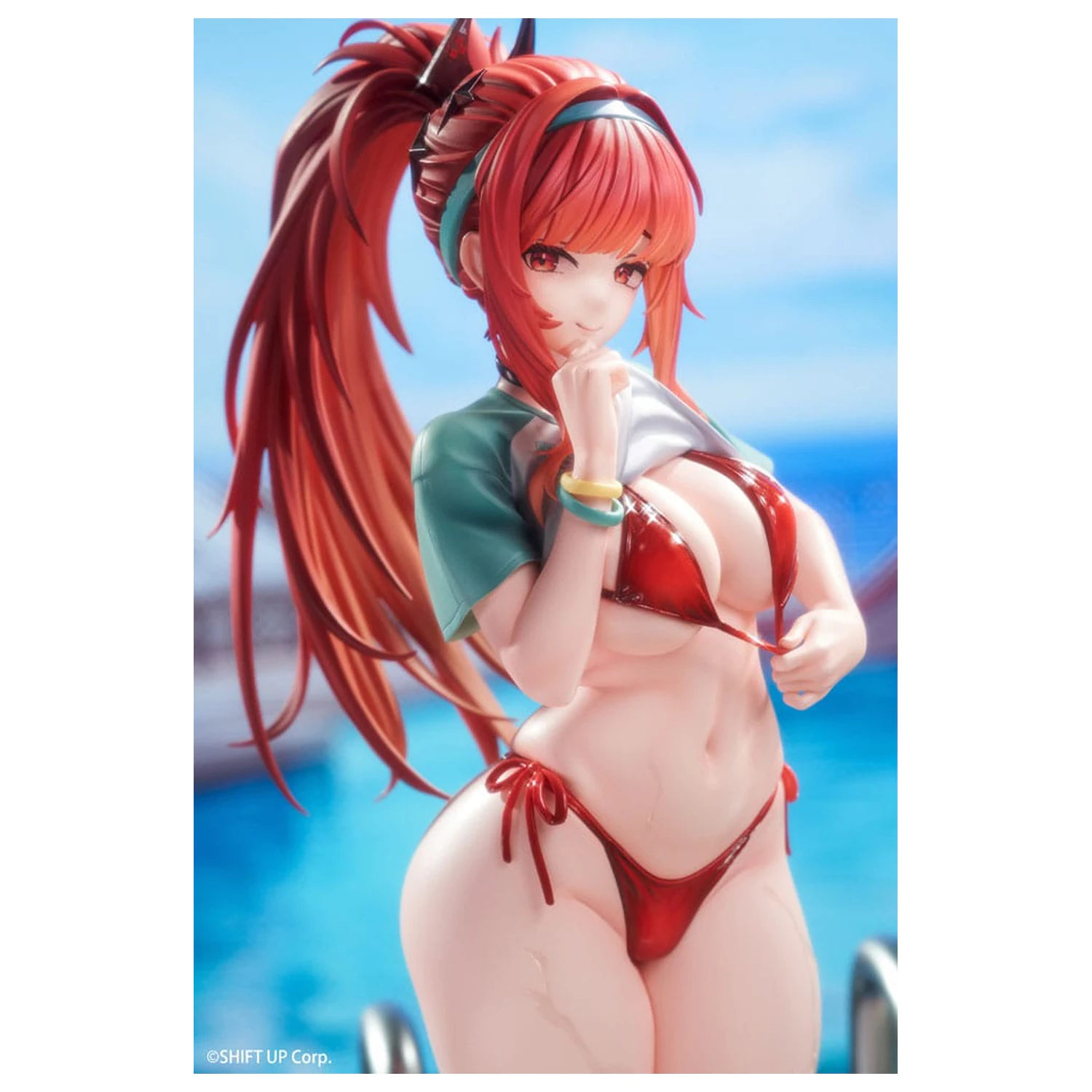 Goddess of Victory: Nikke 1/7 Rapi: Red Hood Red Flavor Deluxe Edtition PVC szobor figura 28 cm termékfotó