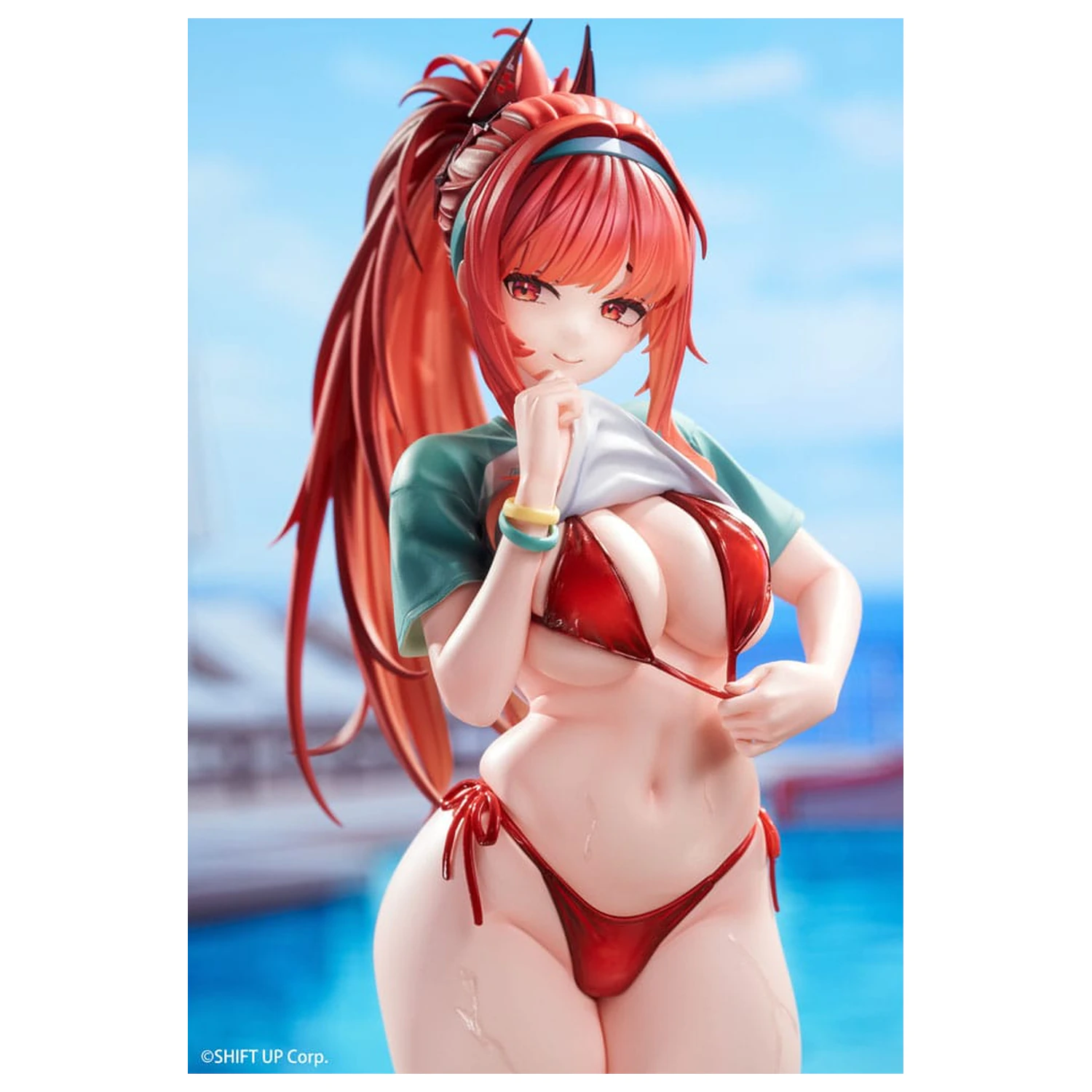 Goddess of Victory: Nikke 1/7 Rapi: Red Hood Red Flavor Deluxe Edtition PVC szobor figura 28 cm termékfotó