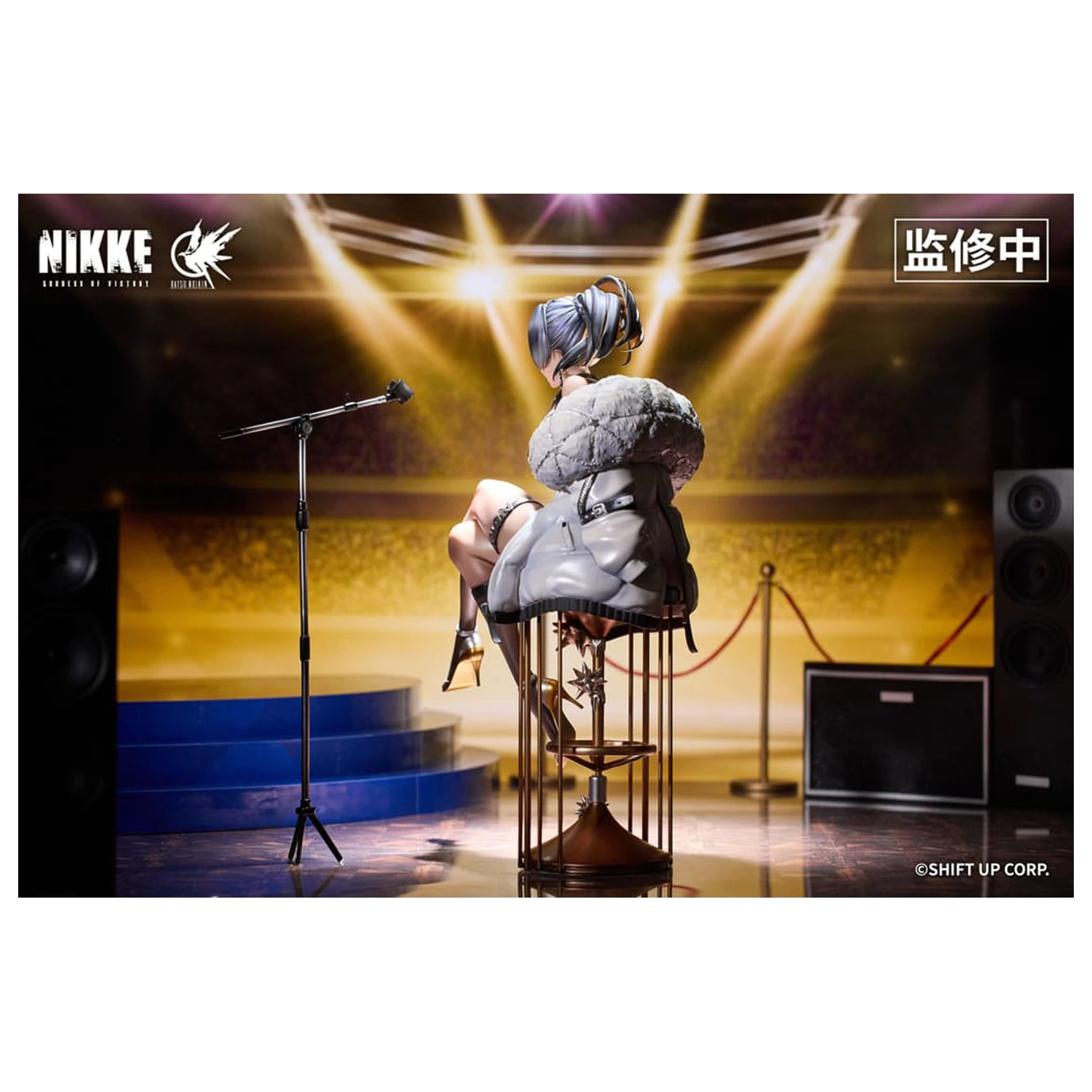 Goddess of Victory: Nikke 2 1/6 Noise Classic Diva PVC szobor figura 28 cm     termékfotó