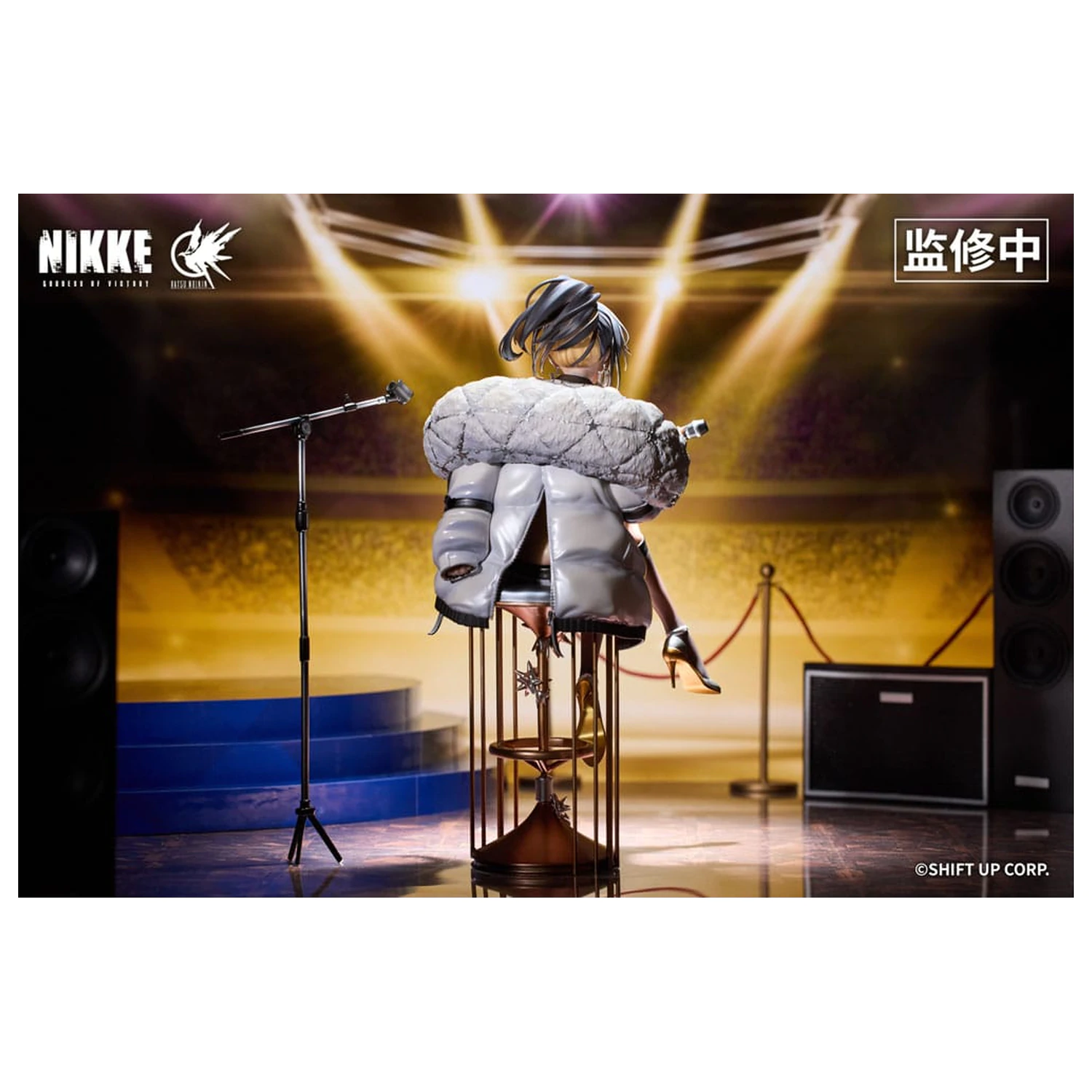 Goddess of Victory: Nikke 2 1/6 Noise Classic Diva PVC szobor figura 28 cm     termékfotó