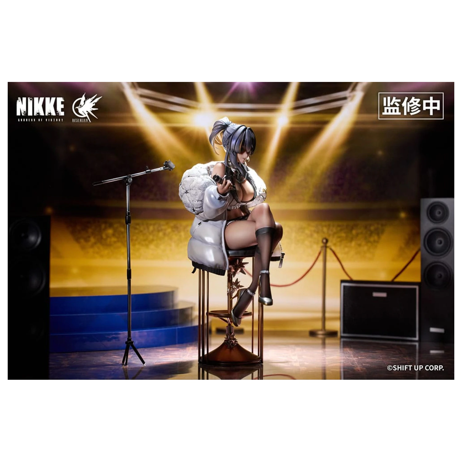 Goddess of Victory: Nikke 2 1/6 Noise Classic Diva PVC szobor figura 28 cm     termékfotó