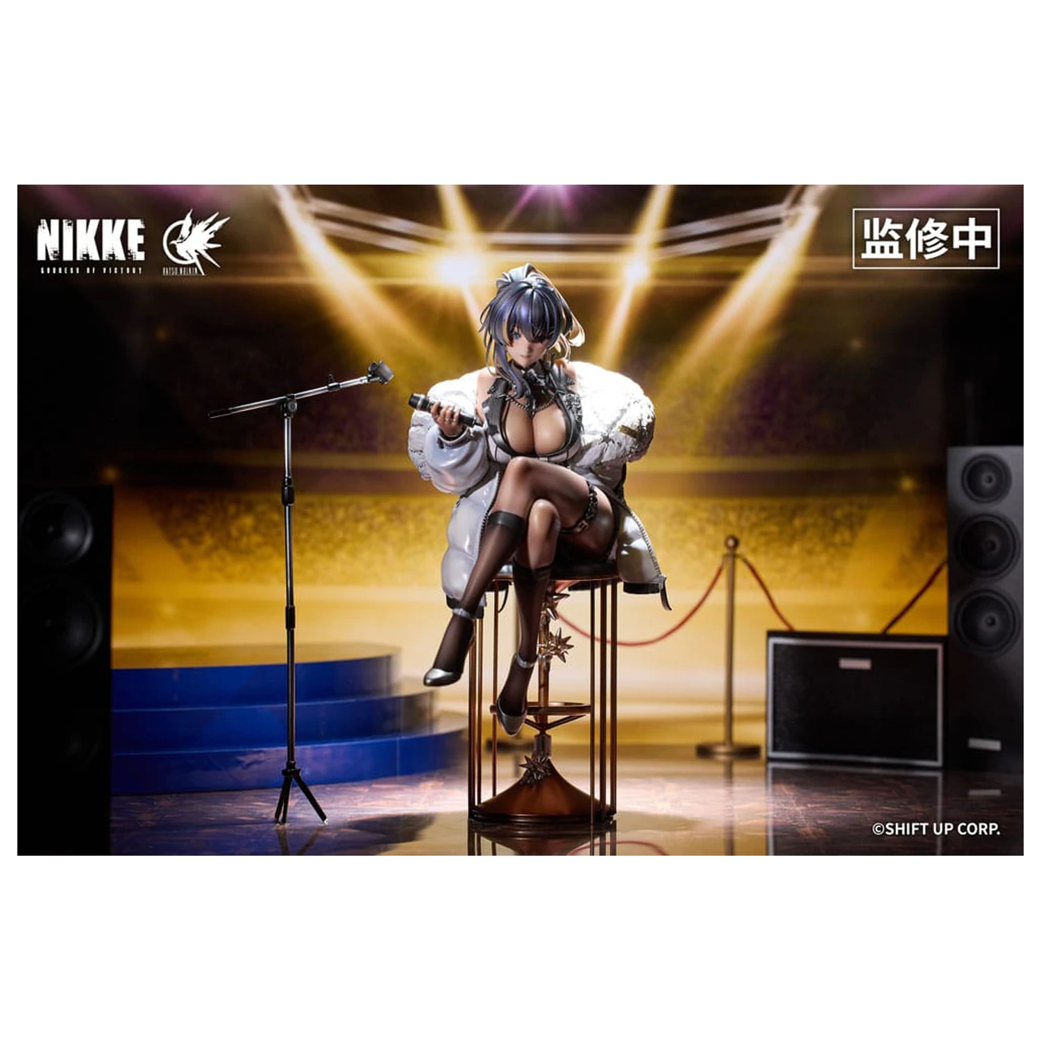 Goddess of Victory: Nikke 2 1/6 Noise Classic Diva PVC szobor figura 28 cm     termékfotó