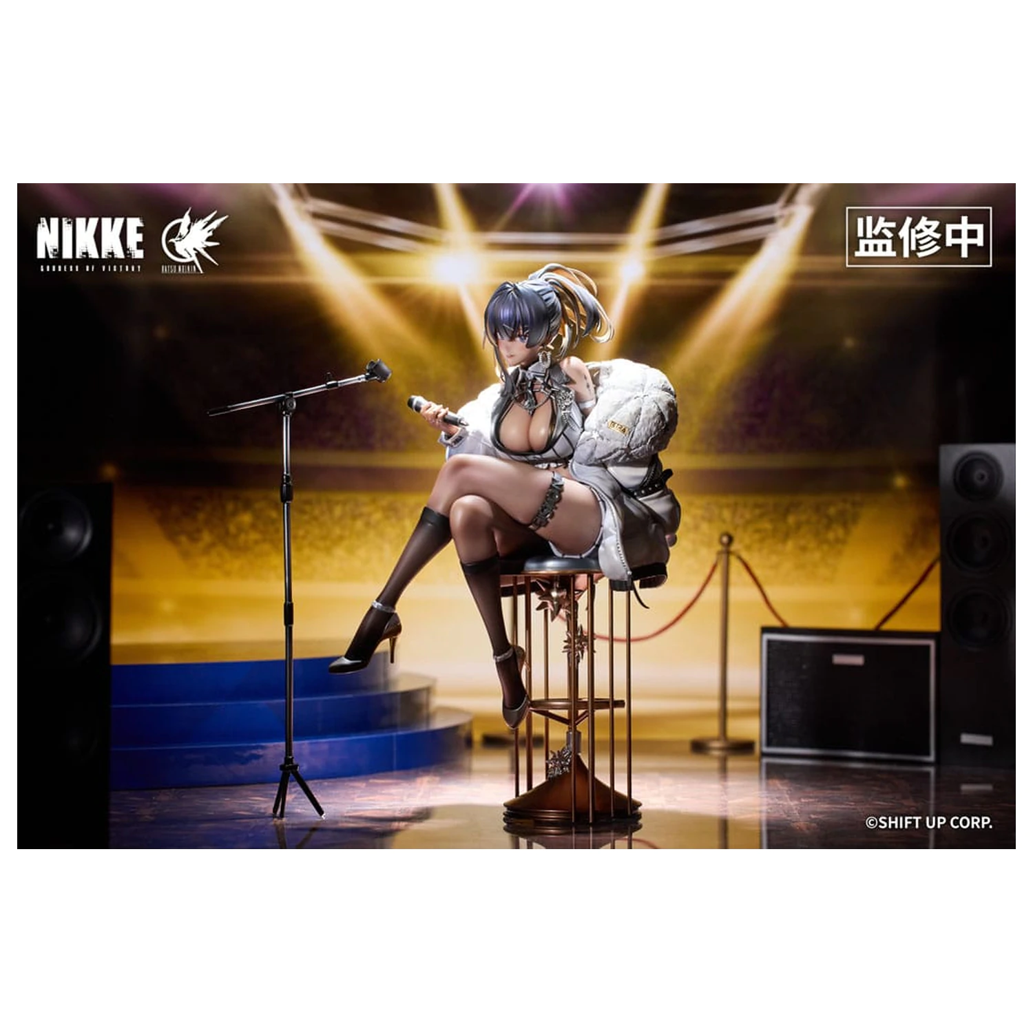 Goddess of Victory: Nikke 2 1/6 Noise Classic Diva PVC szobor figura 28 cm     termékfotó