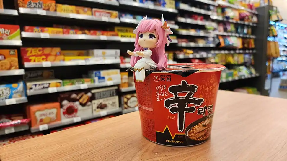 Goddess of Victory: Nikke Cup Noodle Holder Dorothy PVC szobor figura 9 cm termékfotó