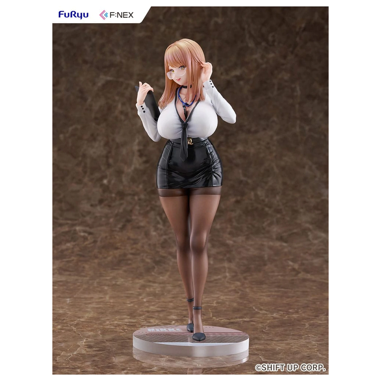 Goddess of Victory: Nikke F:Nex 1/7 Emma Office Therapy PVC szobor figura 25 cm termékfotó