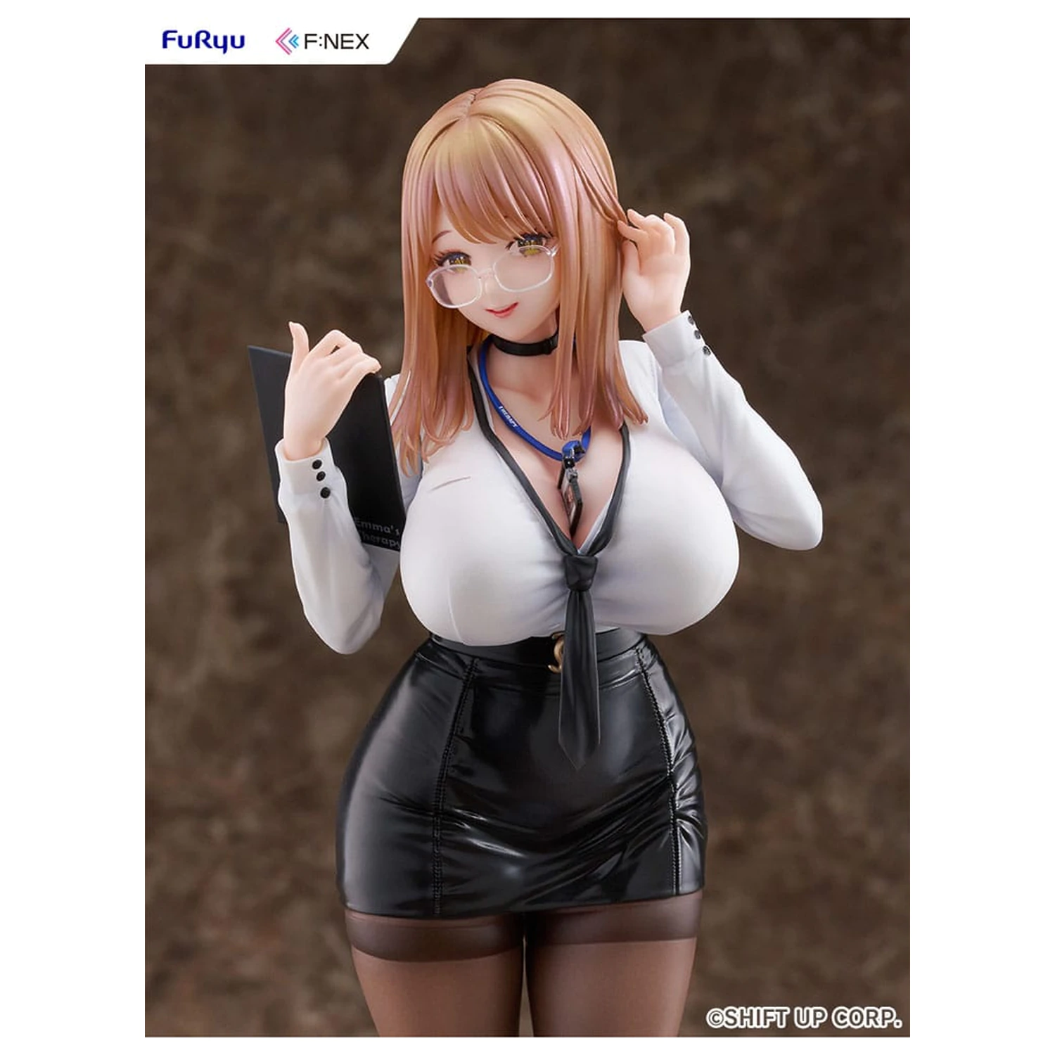 Goddess of Victory: Nikke F:Nex 1/7 Emma Office Therapy PVC szobor figura 25 cm termékfotó