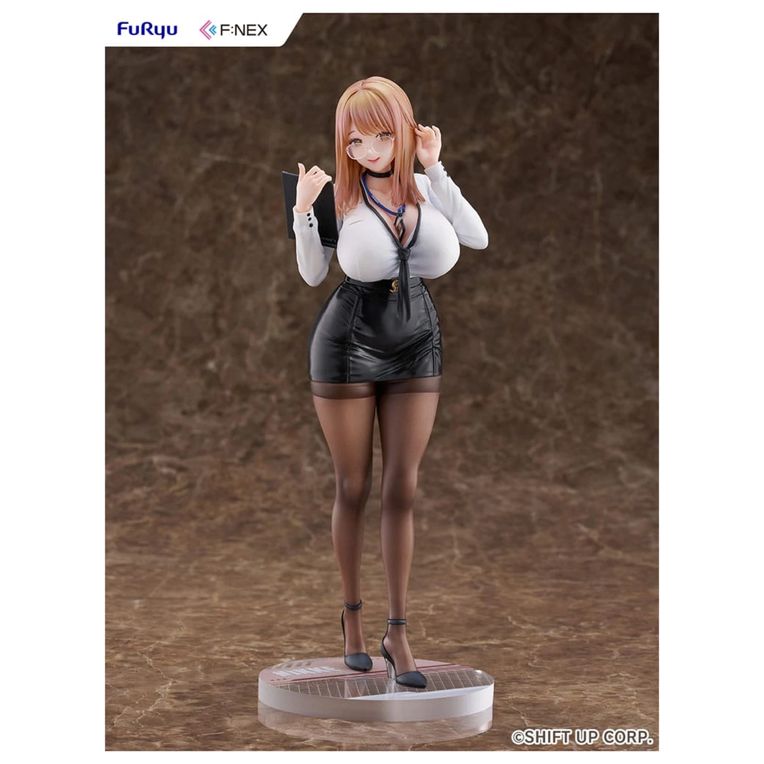 Goddess of Victory: Nikke F:Nex 1/7 Emma Office Therapy PVC szobor figura 25 cm termékfotó