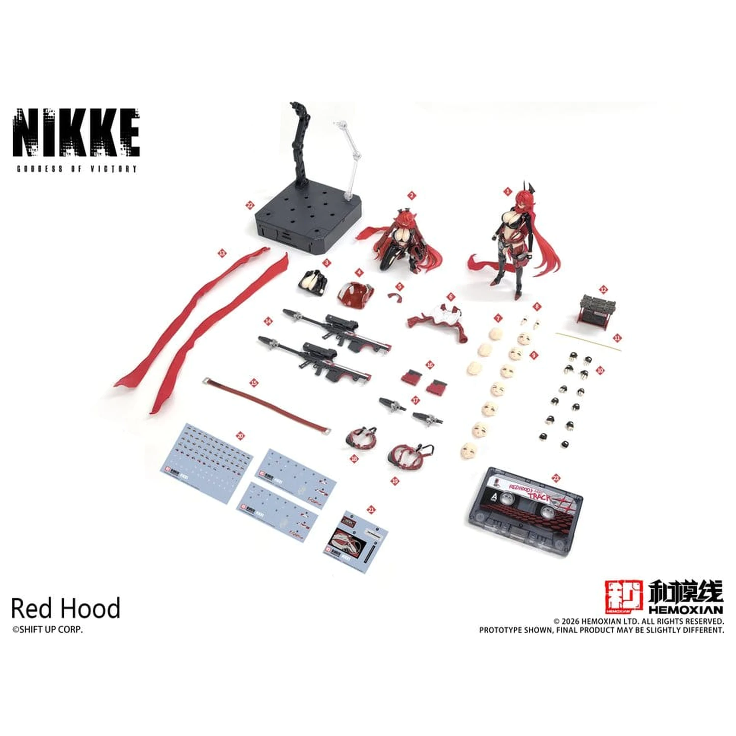 Goddess of Victory: Nikke Műanyag modell készlet 1/12 Red Hood 18 cm termékfotó