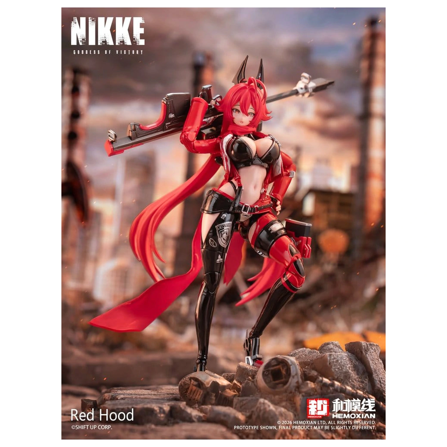 Goddess of Victory: Nikke Műanyag modell készlet 1/12 Red Hood 18 cm termékfotó
