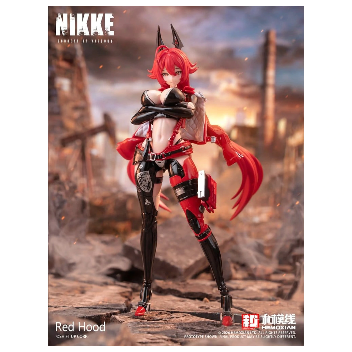 Goddess of Victory: Nikke Műanyag modell készlet 1/12 Red Hood 18 cm termékfotó