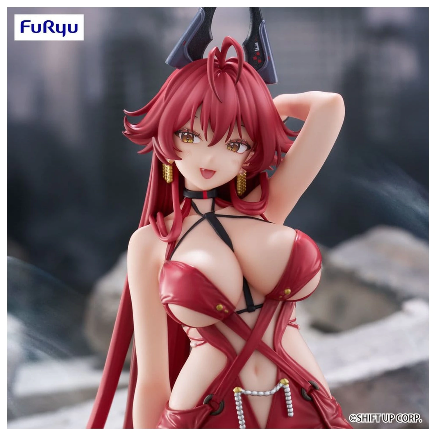 Goddess of Victory: Nikke Noodle Stopper Red Hood: Nonsense Red 1PVC figura 4 cm termékfotó