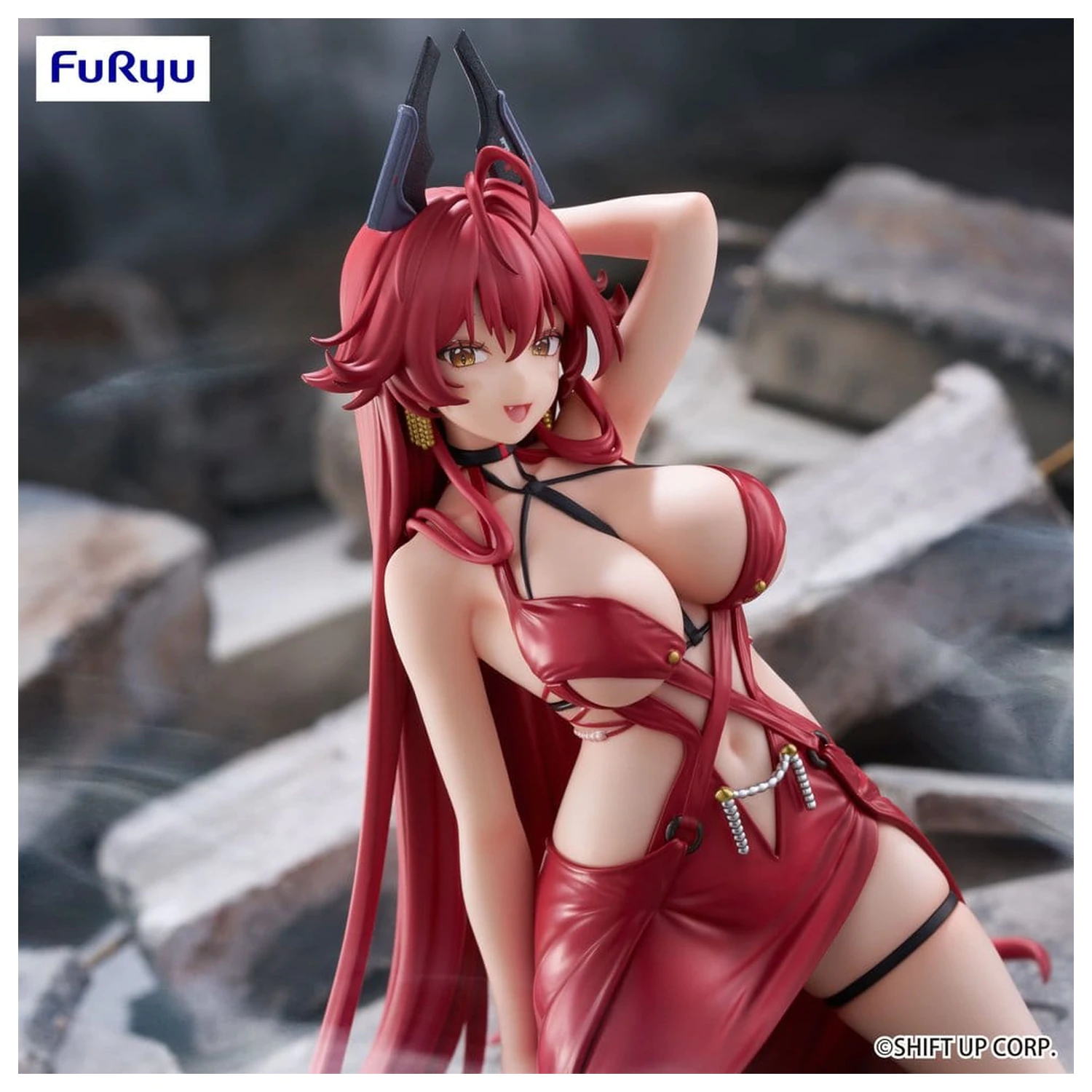 Goddess of Victory: Nikke Noodle Stopper Red Hood: Nonsense Red 1PVC figura 4 cm termékfotó
