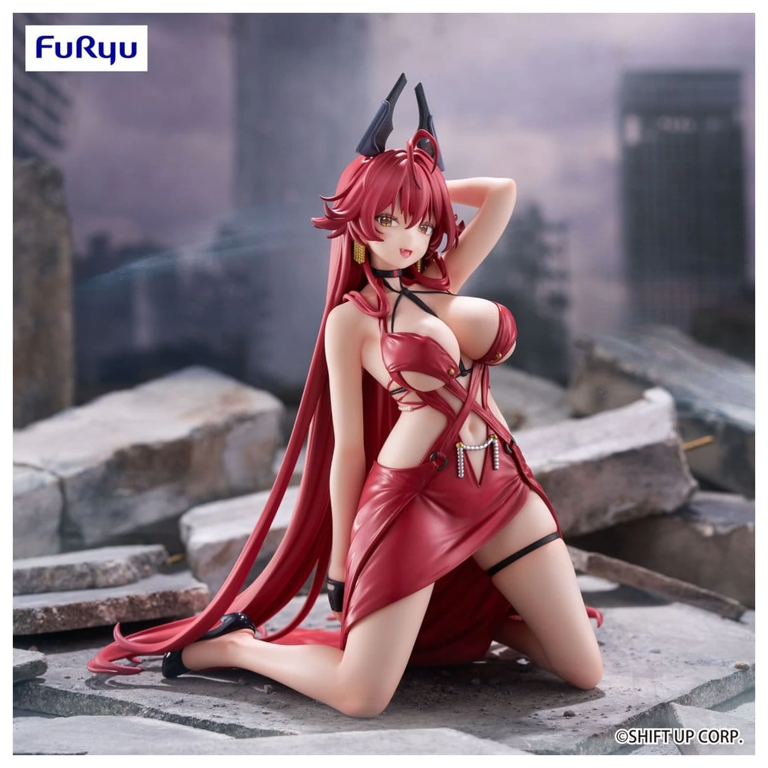 Goddess of Victory: Nikke Noodle Stopper Red Hood: Nonsense Red 1PVC figura 4 cm termékfotó