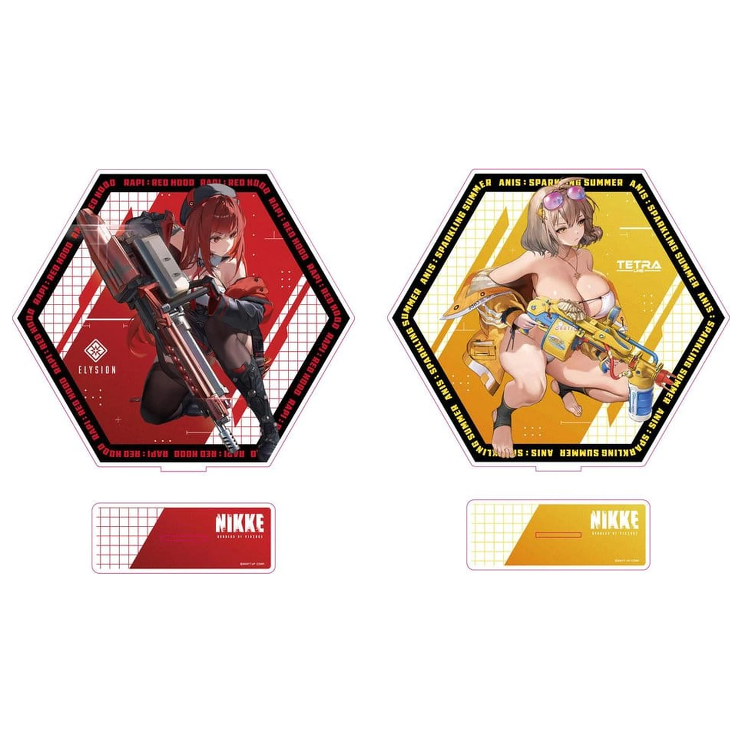 Goddess of Victory: Nikke PtZ Double-Sided Rapi: Red Hood/ Anis: Sparkling Summer akril figura 25 cm termékfotó