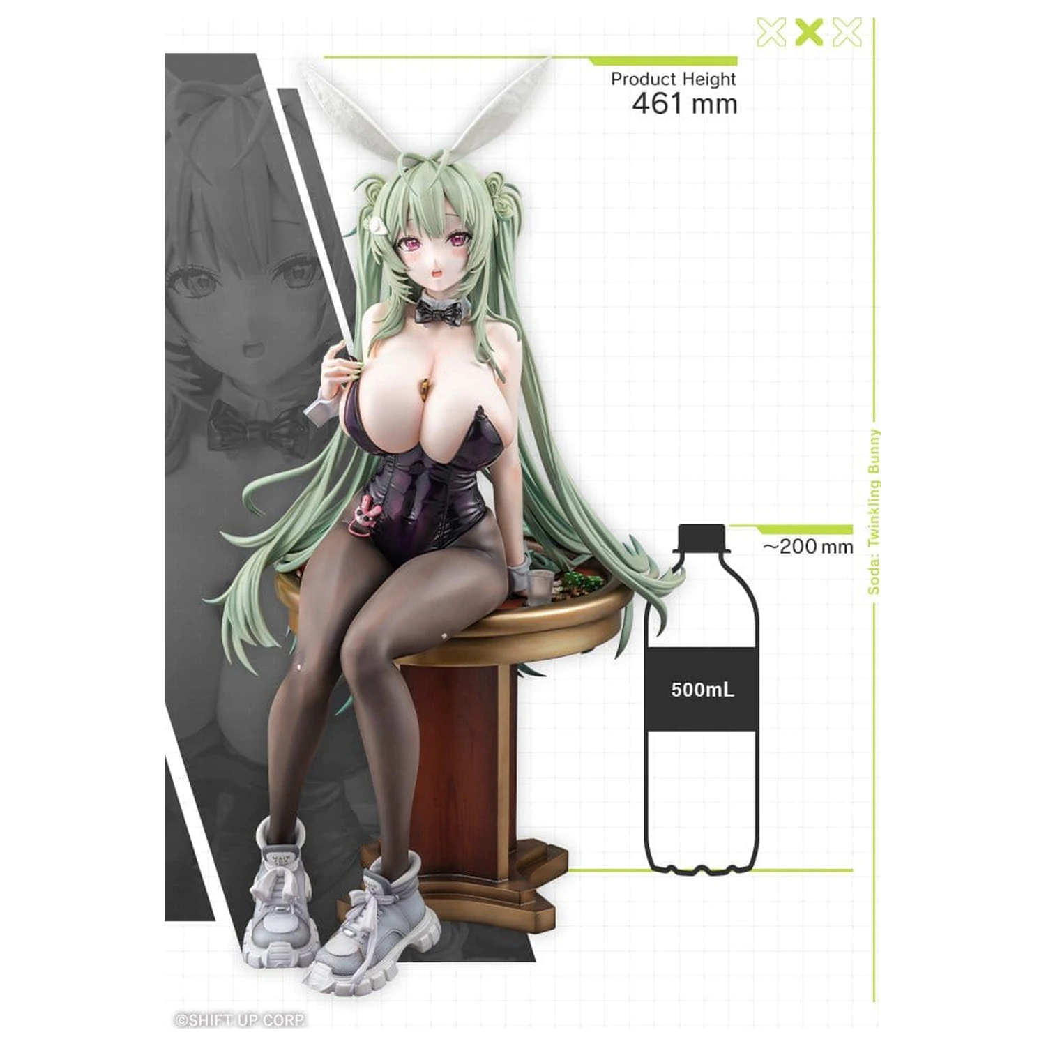 Goddess of Victory: Nikke PVC figura 1/4 Soda: Twinkling Bunny 47 cm termékfotó