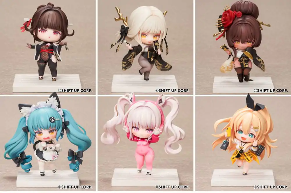 Goddess of Victory: Nikke SAC Series Chibi 6 db-os Mini figura csomag 10 cm termékfotó