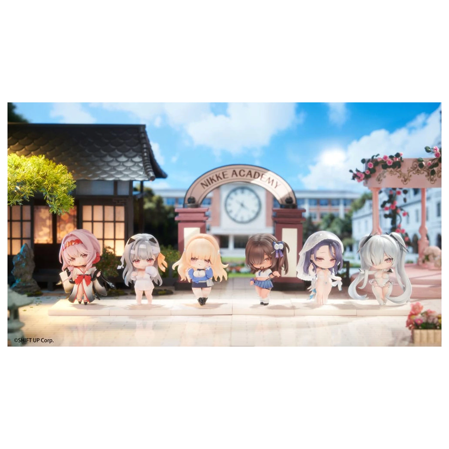 Goddess of Victory: Nikke SAC Series Chibi Vol. 3 6 db-os Mini figura csomag 10 cm   termékfotó