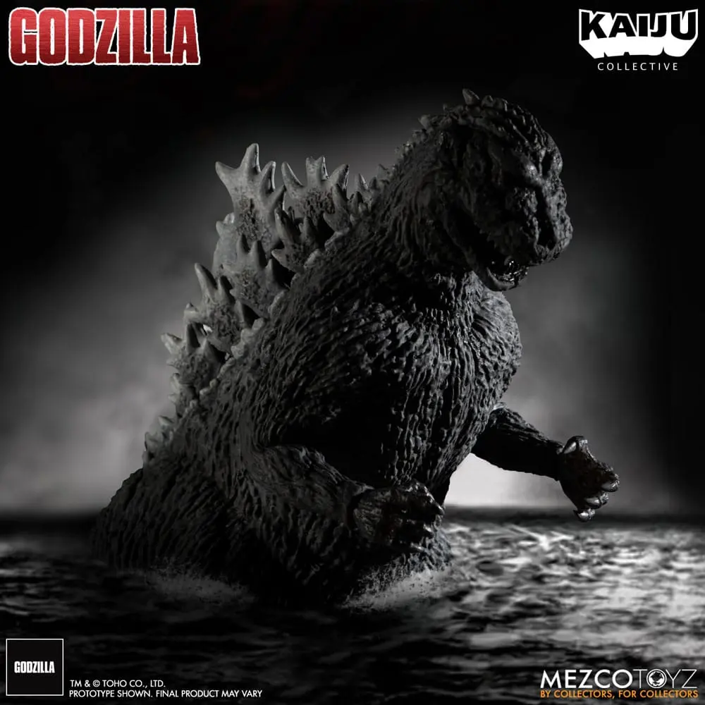 Godzilla (1954) Kaiju Collective Action Figure Godzilla - Black & White Edition 20 cm termékfotó