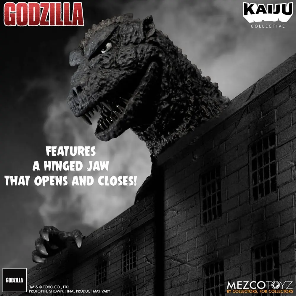 Godzilla (1954) Kaiju Collective Action Figure Godzilla - Black & White Edition 20 cm termékfotó