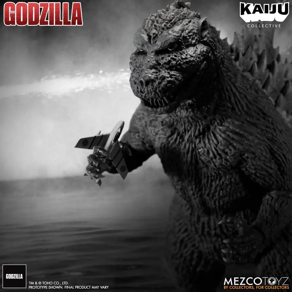 Godzilla (1954) Kaiju Collective Action Figure Godzilla - Black & White Edition 20 cm termékfotó